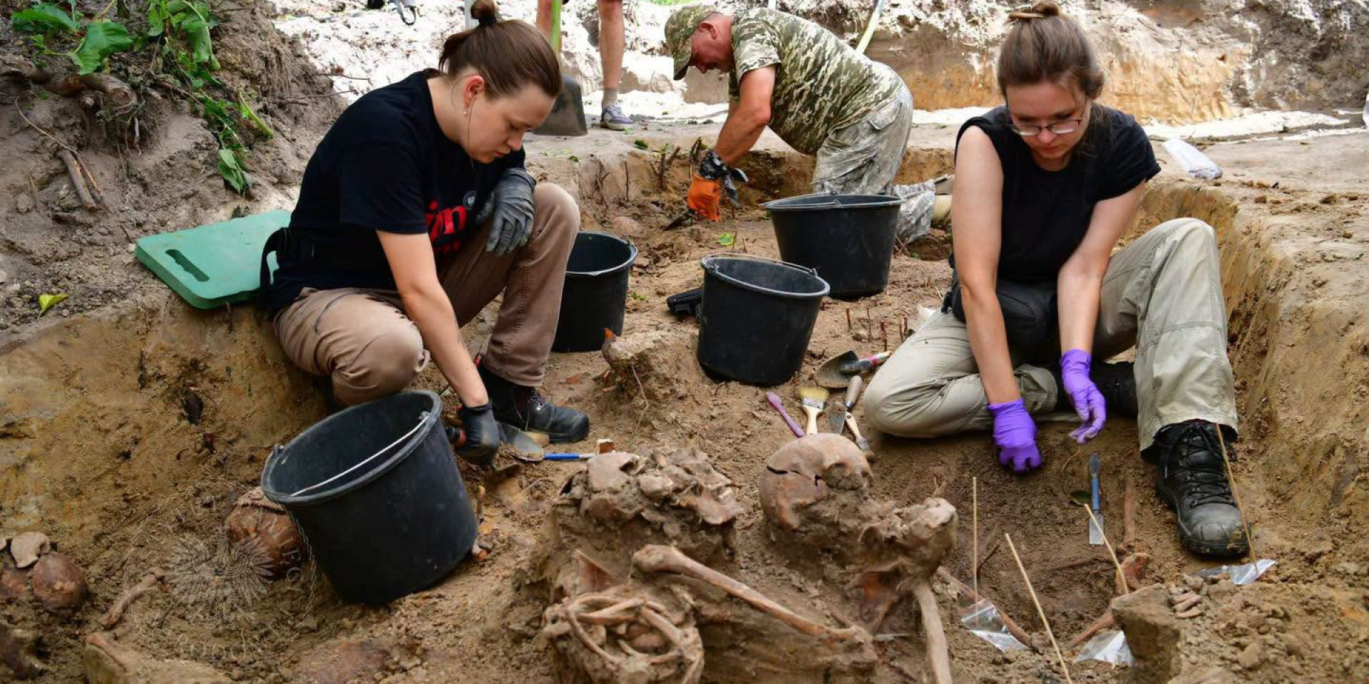 55 remains found as Ukraine and Poland complete Volyn exhumations