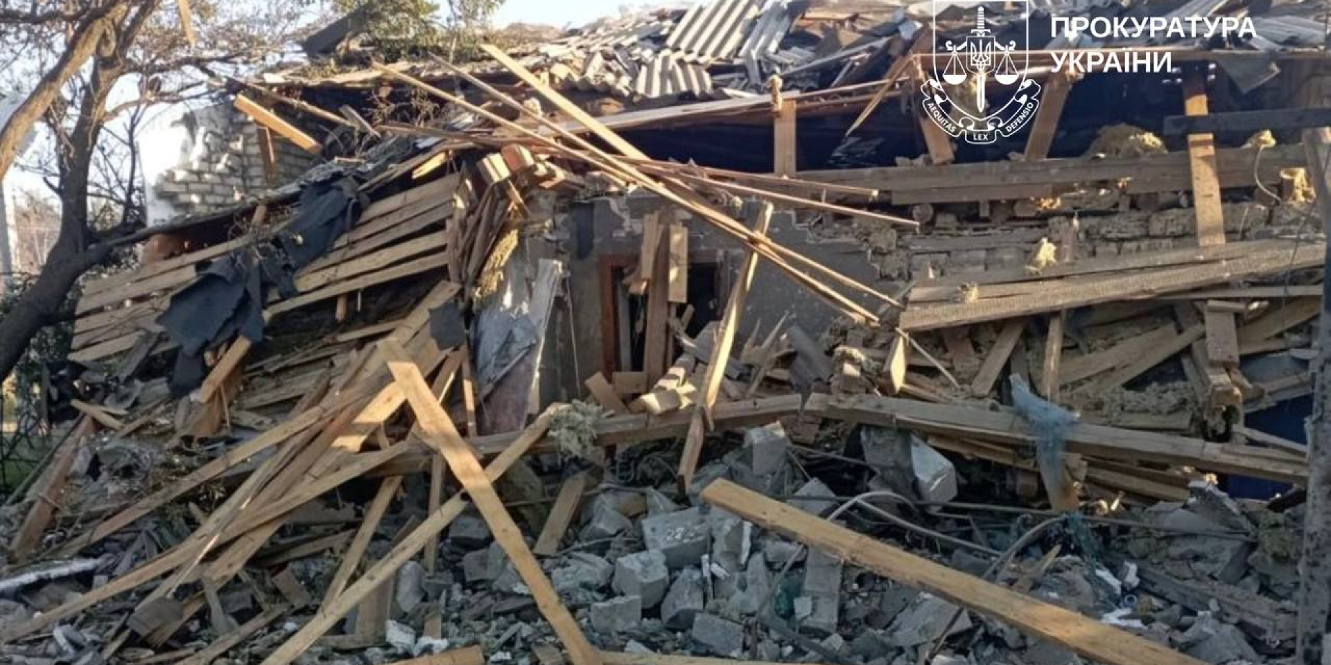 Russian forces launched a massive artillery strike on the village of Buhaivka, Kharkiv Oblast (Photo: Kharkiv Regional Prosecutor's Office)