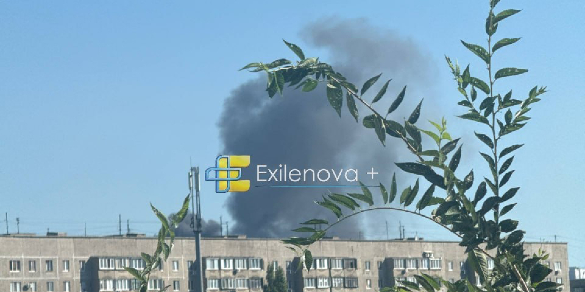Последствия удара по Орскому НПЗ (Фото: Exilenova+ / Telegram)