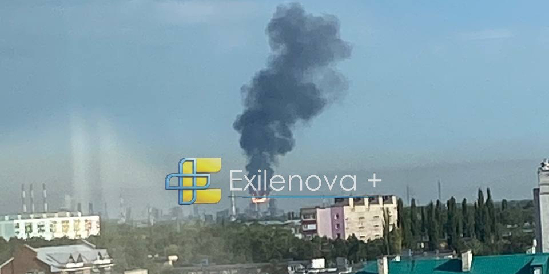 Ukraine's General Staff confirmed the strike on an oil refinery complex in Bashkortostan (Photo: Exilenova+/ Telegram)