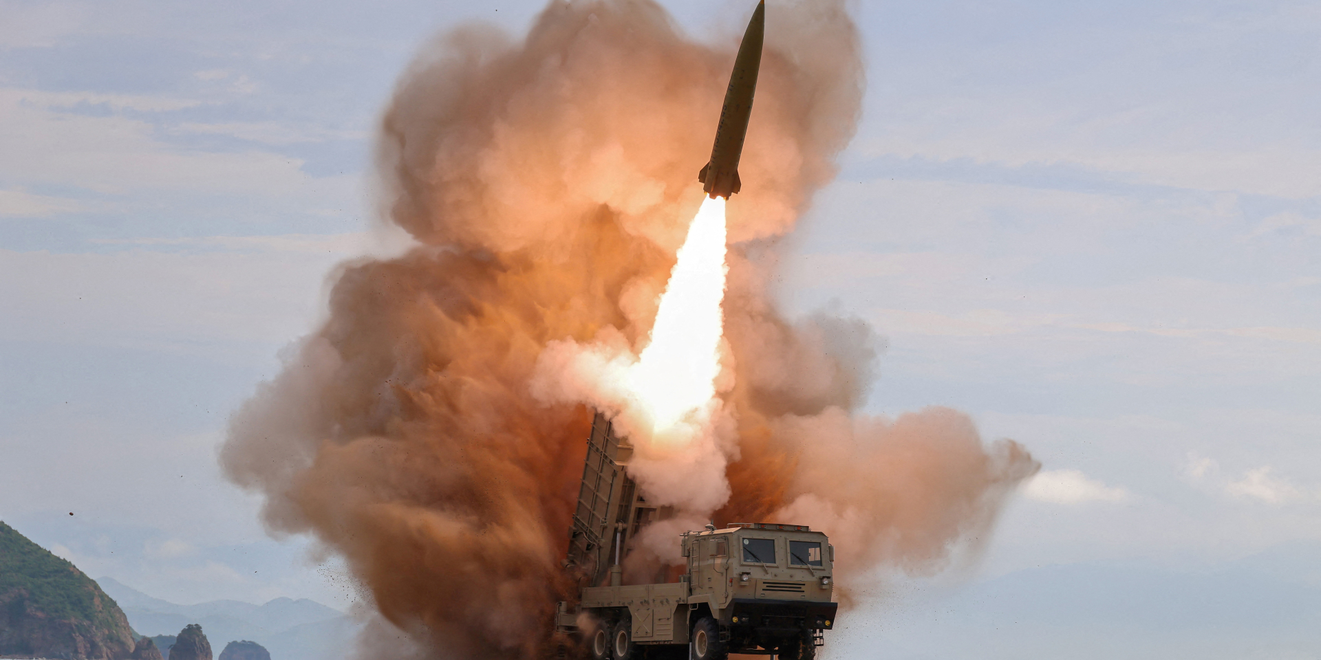 A North Korean launcher fires a ballistic missile, June 25, 2026 (Photo: KCNA via REUTERS)