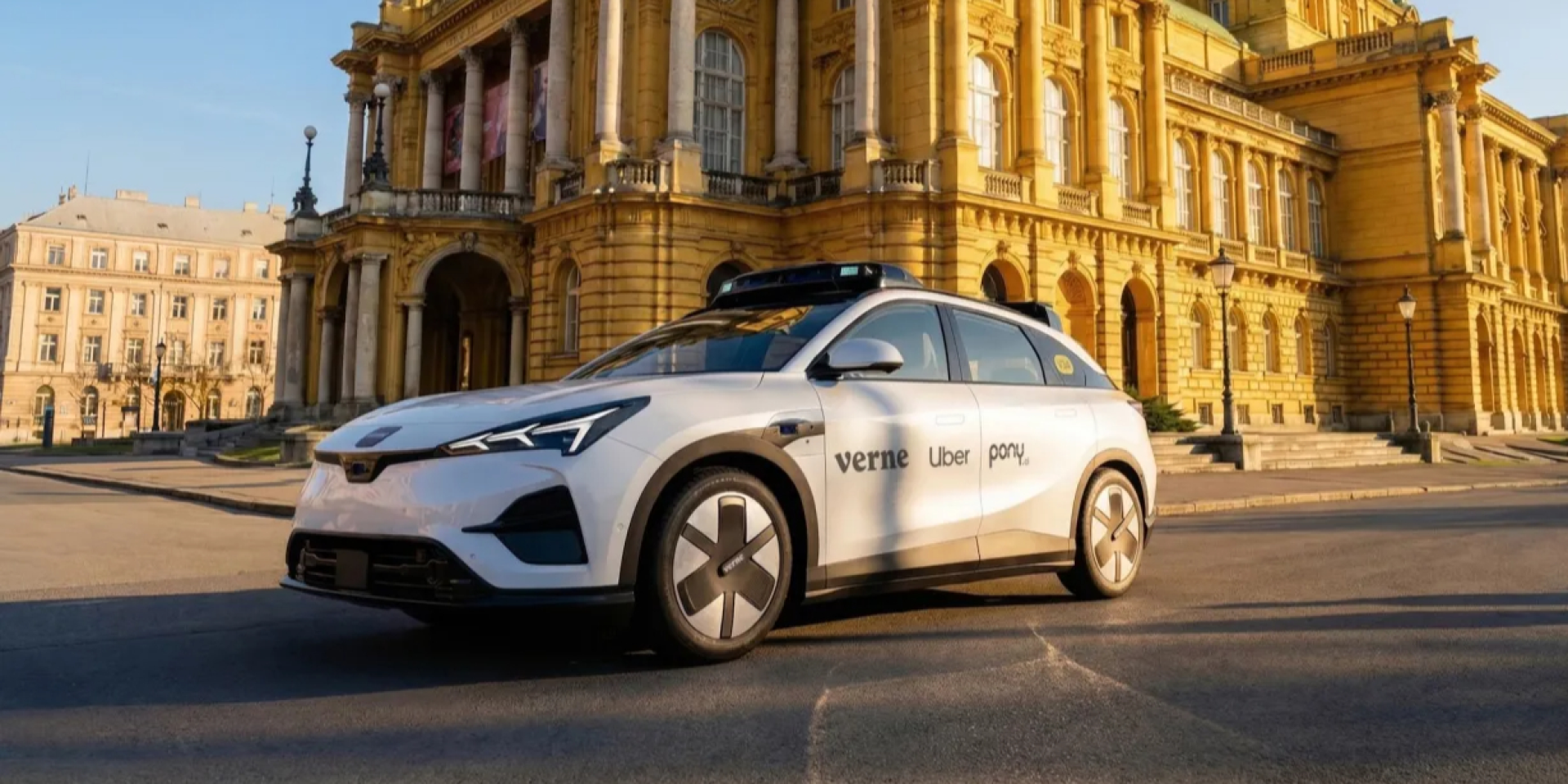 Роботакси Pony.ai выходят на европейский рынок при участии Uber (Фото: Uber/Rimac)
