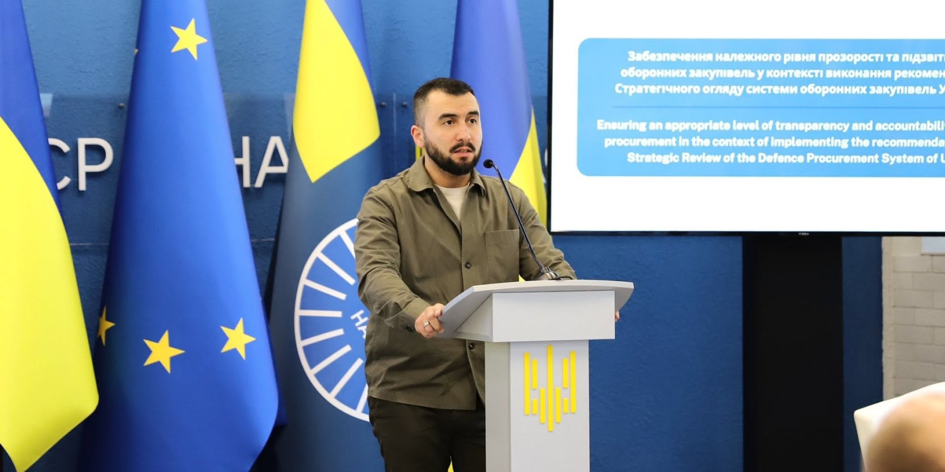 Head of AOZ Arsen Zhumadilov (Photo: Defense Procurement Agency DOT via Facebook)