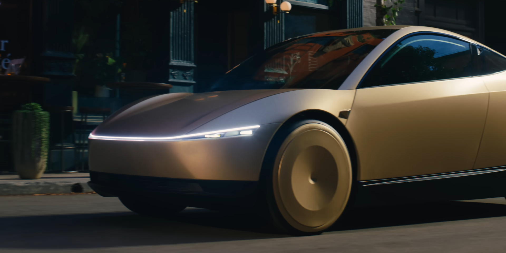 Tesla запускает Cybercab без руля в общественный сервис (Фото: Tesla/YouTube)