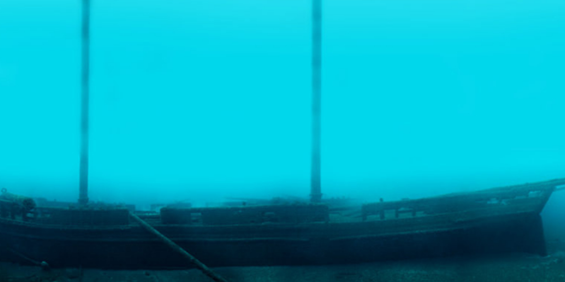 Затонувшее судно Defiance на глубине 185 футов в озере Гурон (Фото: NOAA Thunder Bay)