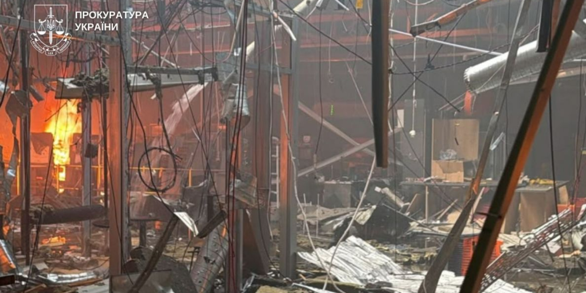 Russian troops attacked the shopping center in Kryvyi Rih on August 21, 2026 (Photo: Office of the Prosecutor General)