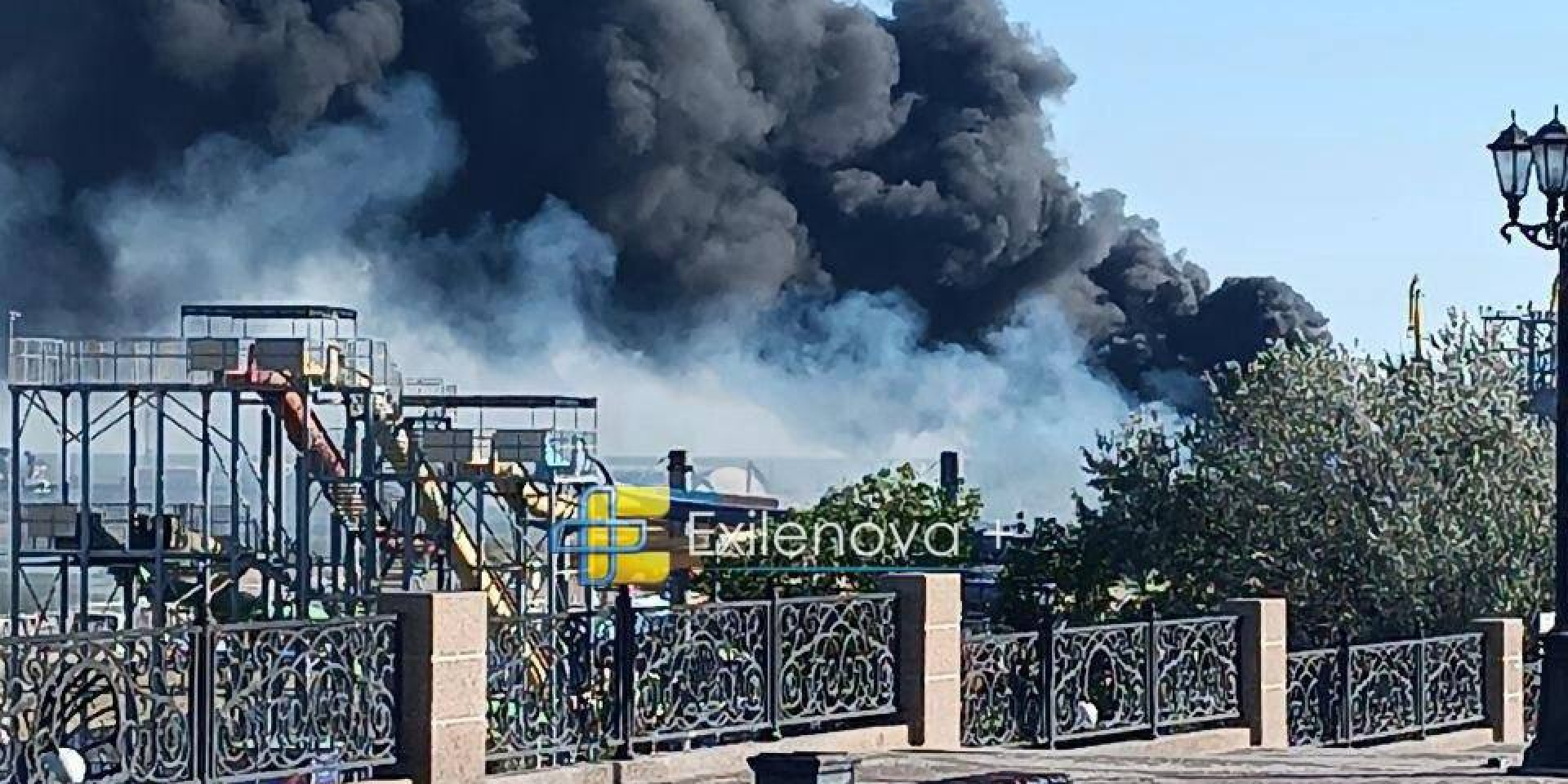 Russia announced a drone attack on Yeysk (Photo: Exilenova+ / Telegram)