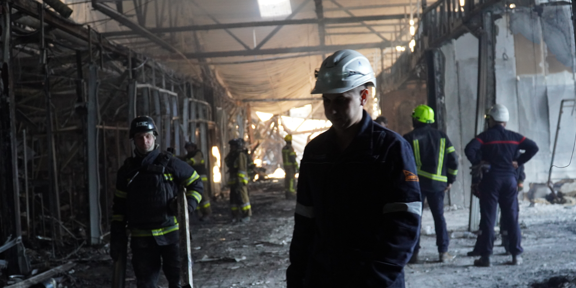 Aftermath of a Russian drone strike on the Sonyachna Halereya shopping mall in Kryvyi Rih (Photo: Ihor Kuznetsov / NV)
