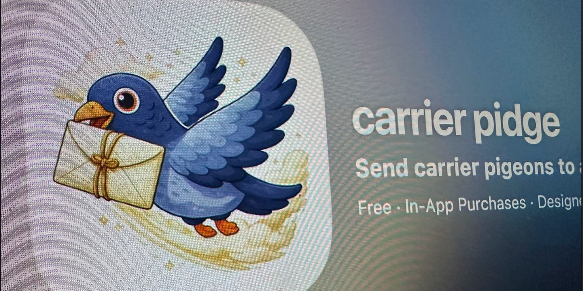 Виртуальные голуби в Carrier Pidge доставляют сообщения за часы (Фото: Future)
