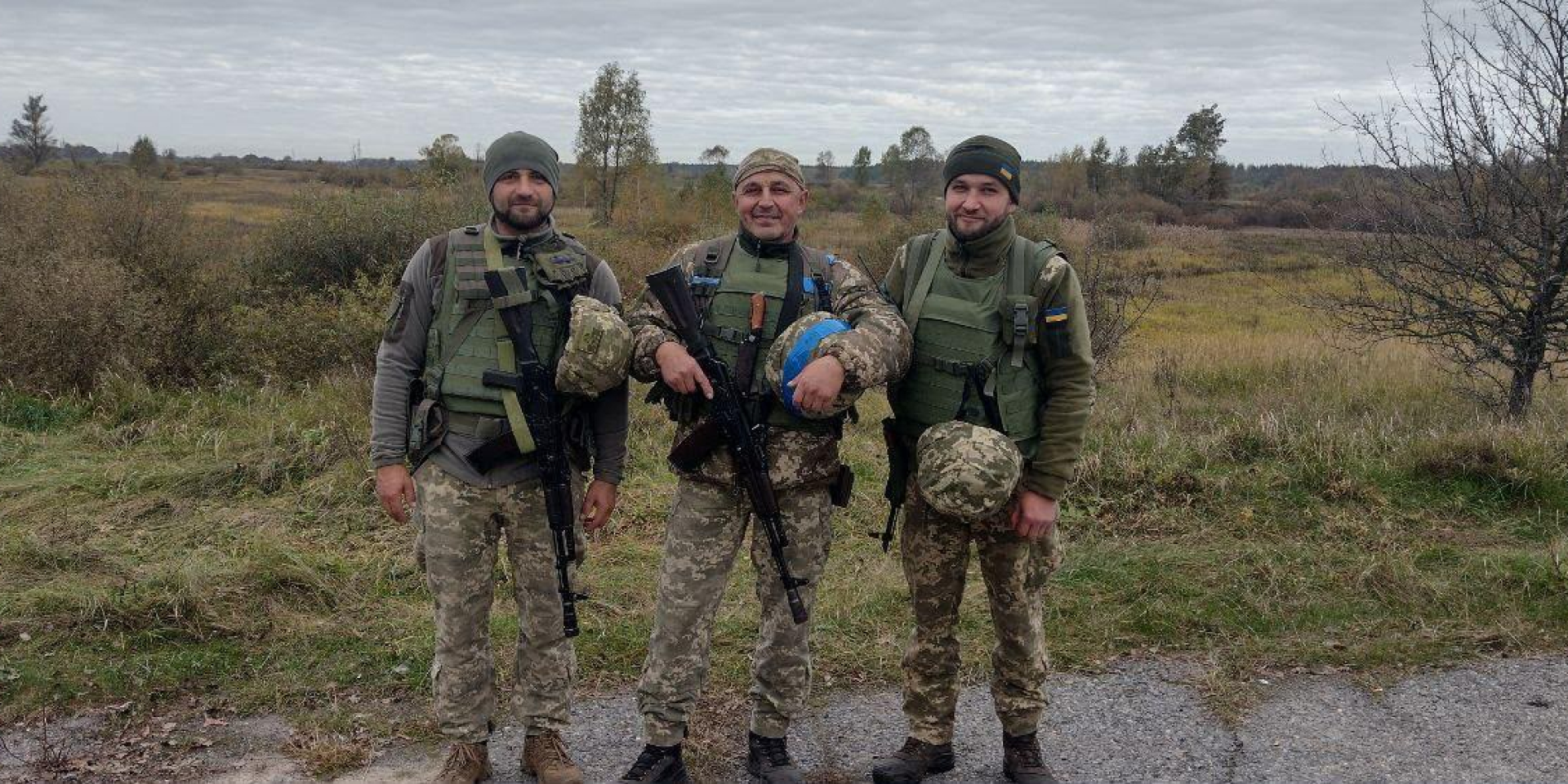 Ветеран Дмитрий Гащук с отцом и мужем сестры — они оба погибли на фронте (Фото: Фото предоставлено героем материала)