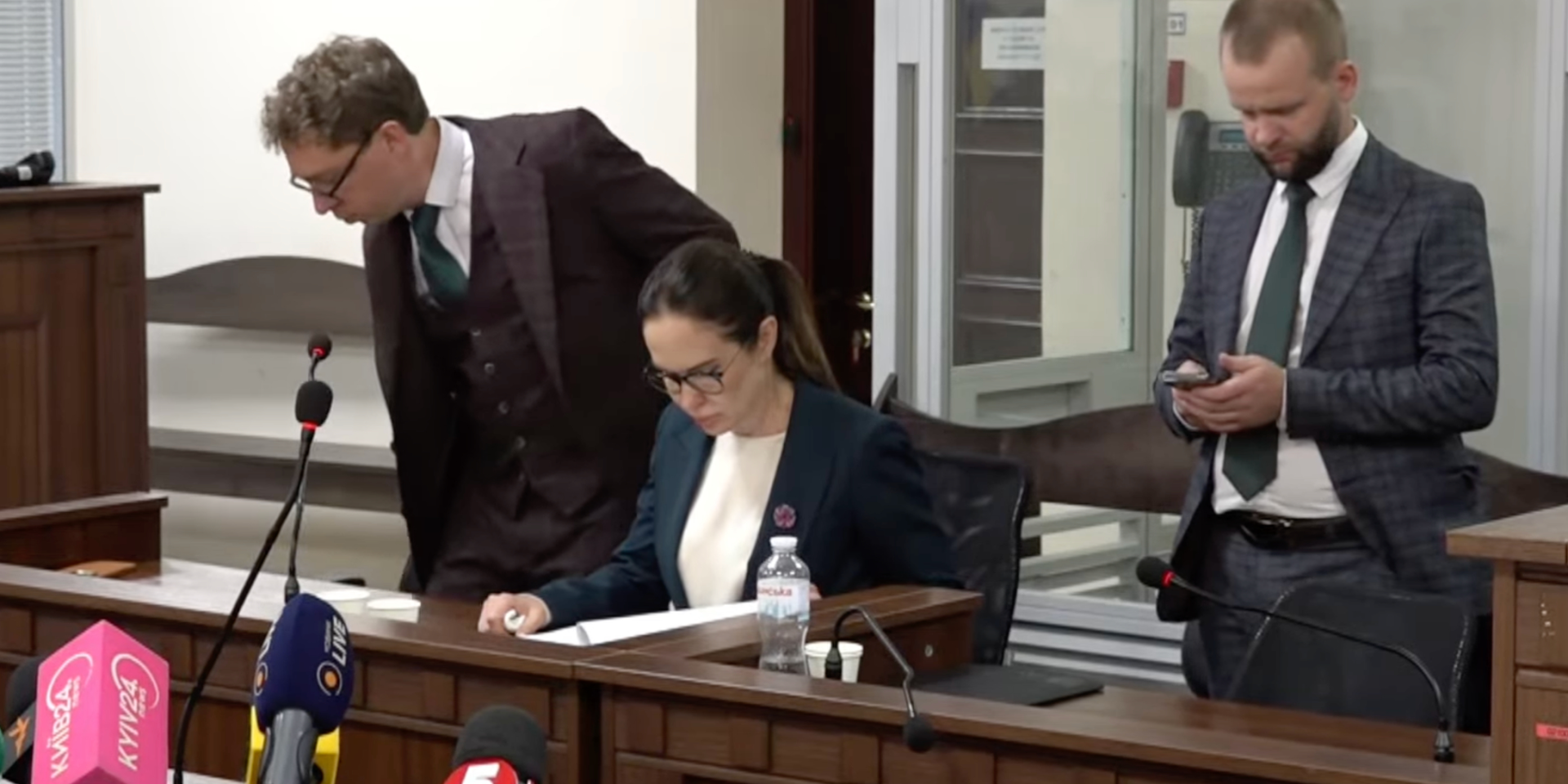 HACC ordered the detention of former Deputy Head of the Presidential Office Iryna Mudra for 60 days (Photo: Video screenshot)