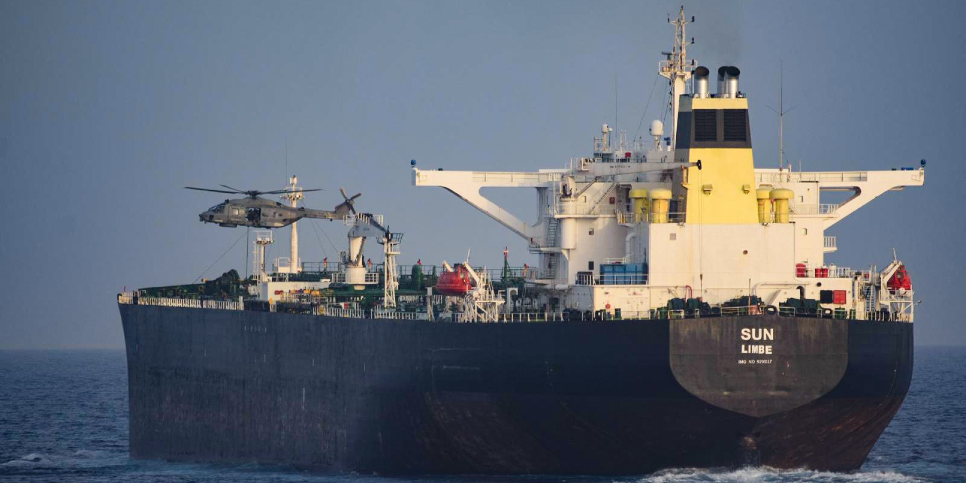 Arrest of the MV SUN Tanker in the Mediterranean Sea (Photo: Kaja Kallas / X)