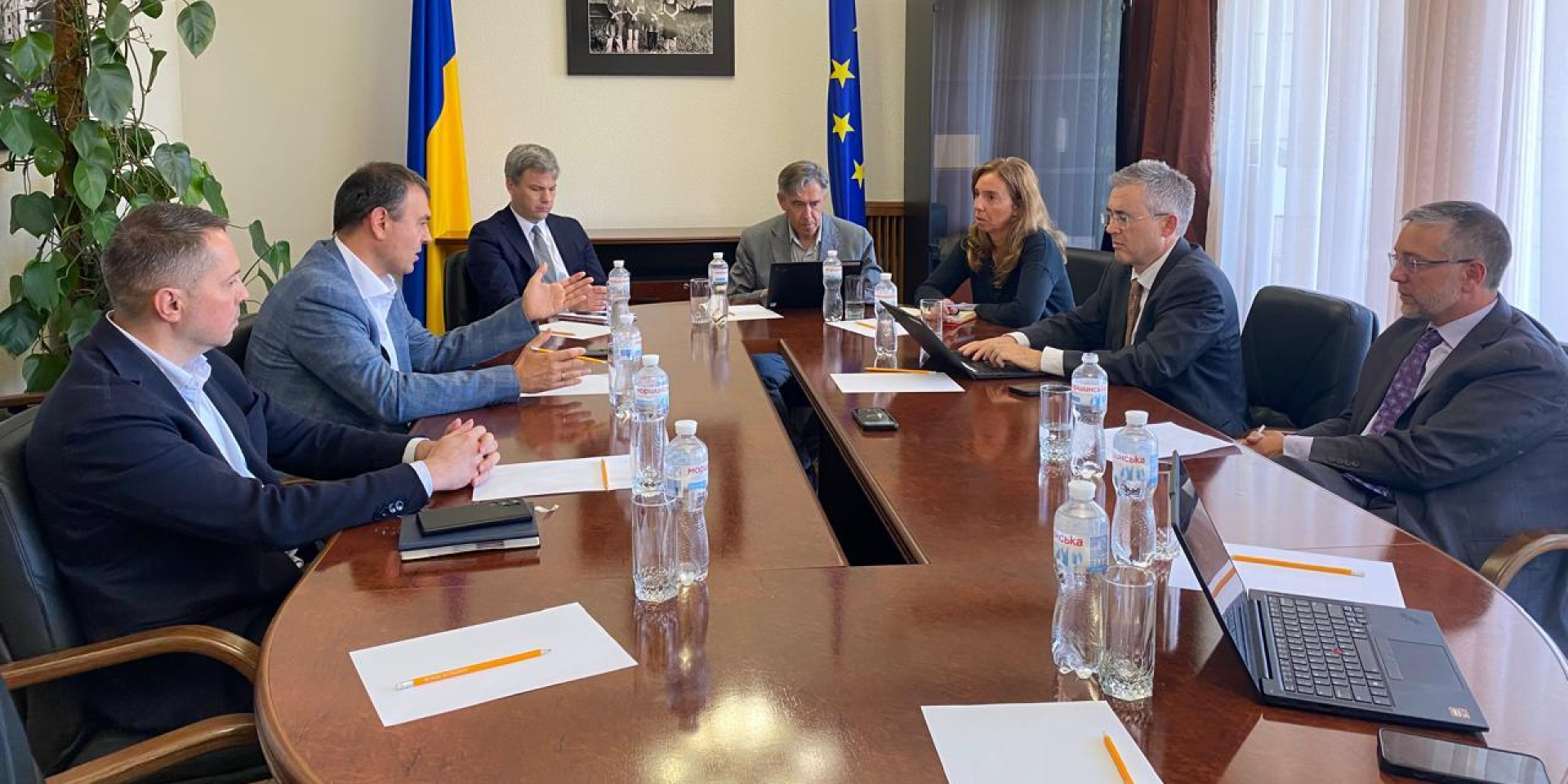 Representatives of the IMF mission at negotiations in Ukraine, August 31, 2026 (Photo: Danylo Hetmantsev / Telegram)