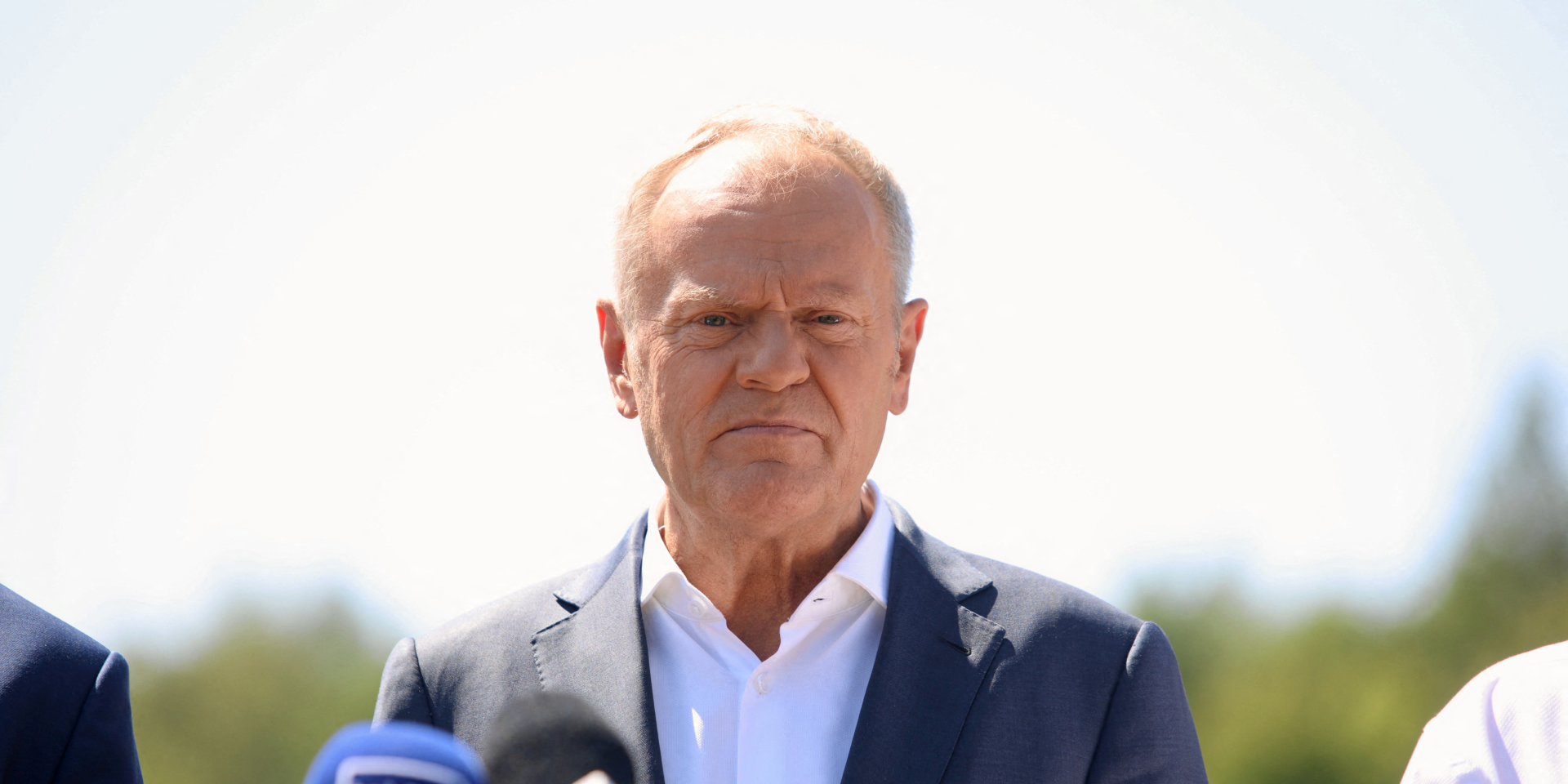 Polish Prime Minister Donald Tusk reported an act of sabotage at a drone manufacturing plant (Photo: Jakub Orzechowski/Agencja Wyborcza.pl)