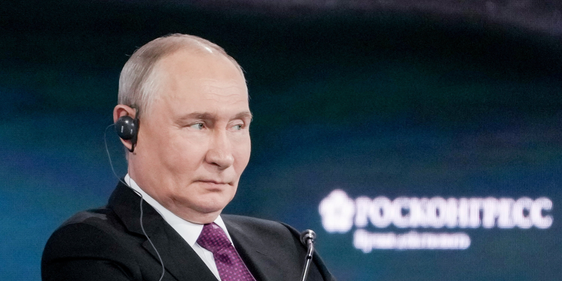 Dictator Vladimir Putin spoke at the Eastern Economic Forum in Vladivostok (Photo: Aleksandr Zholobov/Roscongress/Handout via REUTERS)