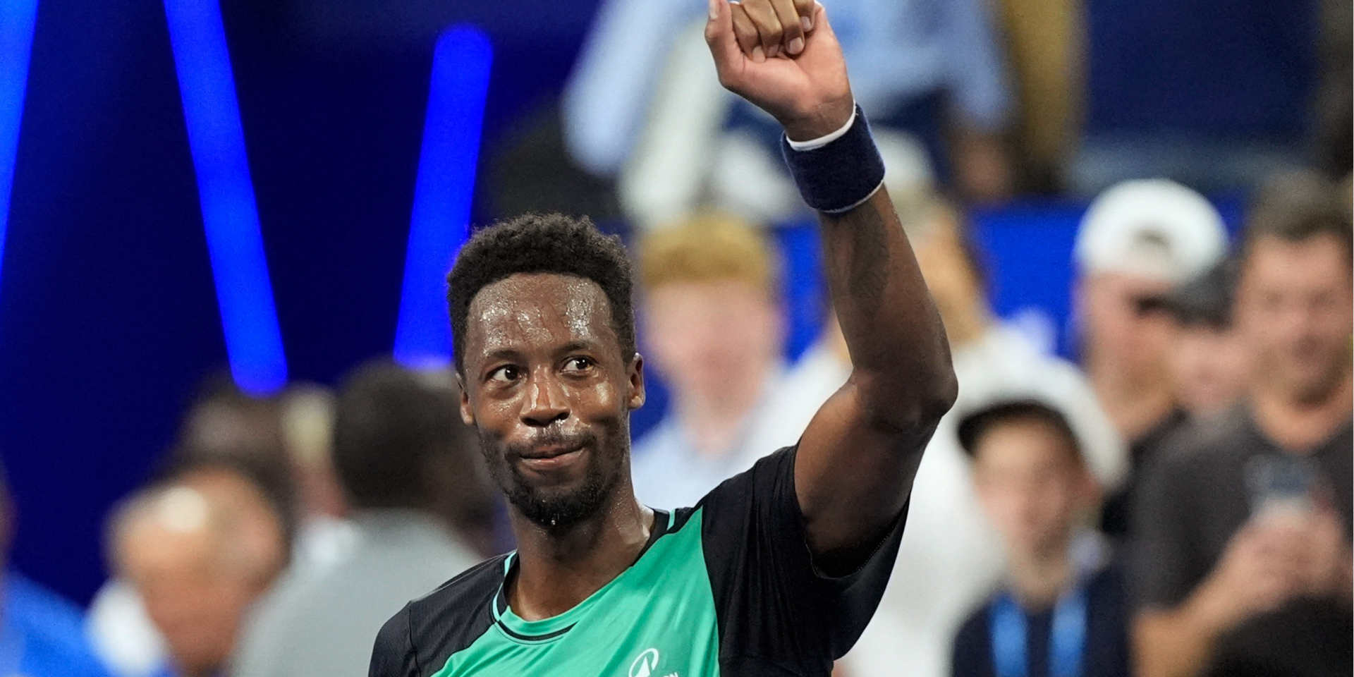 Гаэль Монфис провел последний матч на US Open (Фото: REUTERS/Eduardo Munoz)