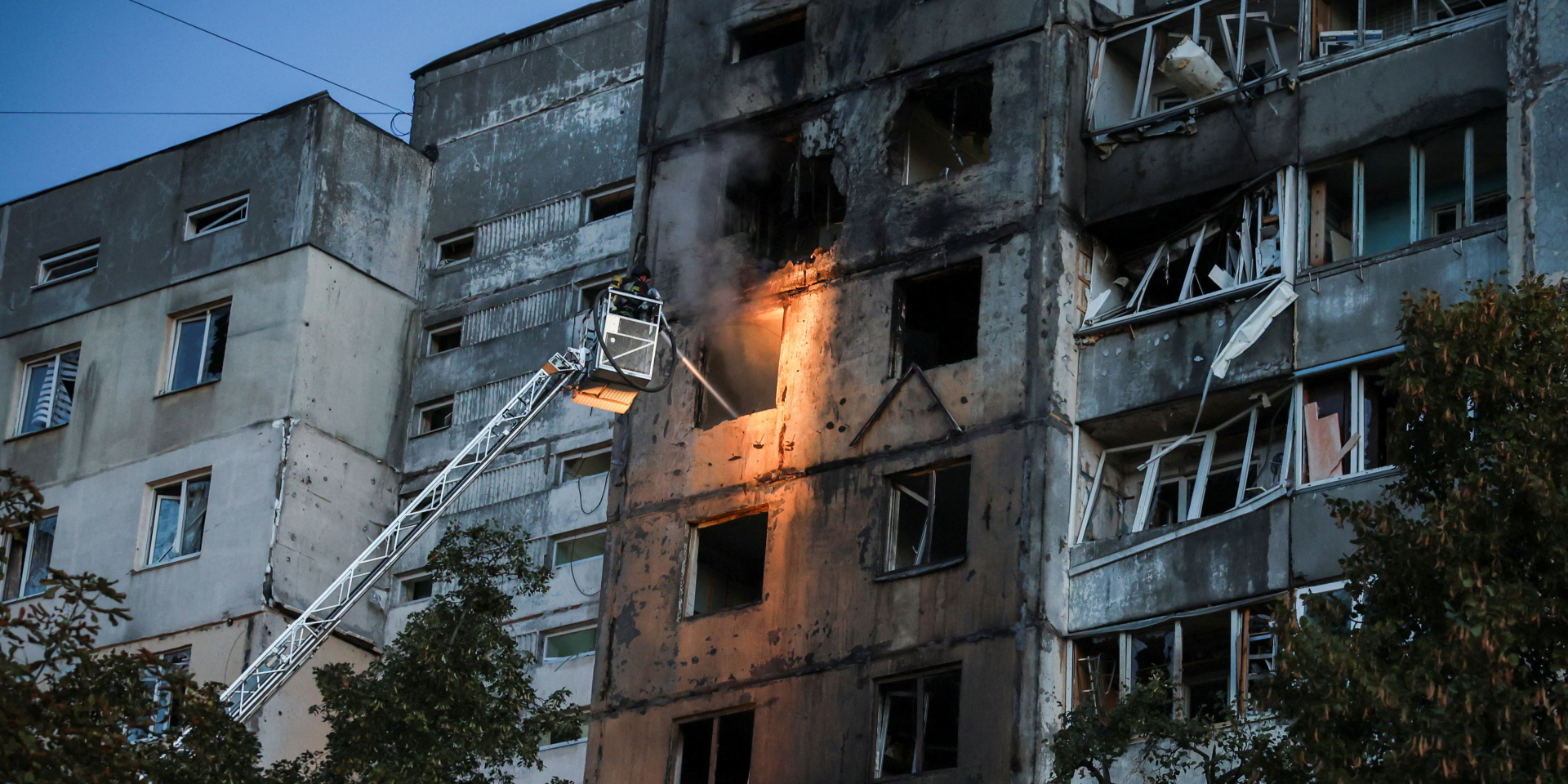 The aftermath of Russian attack on Kyiv (Photo: REUTERS/Anatolii Stepanov)