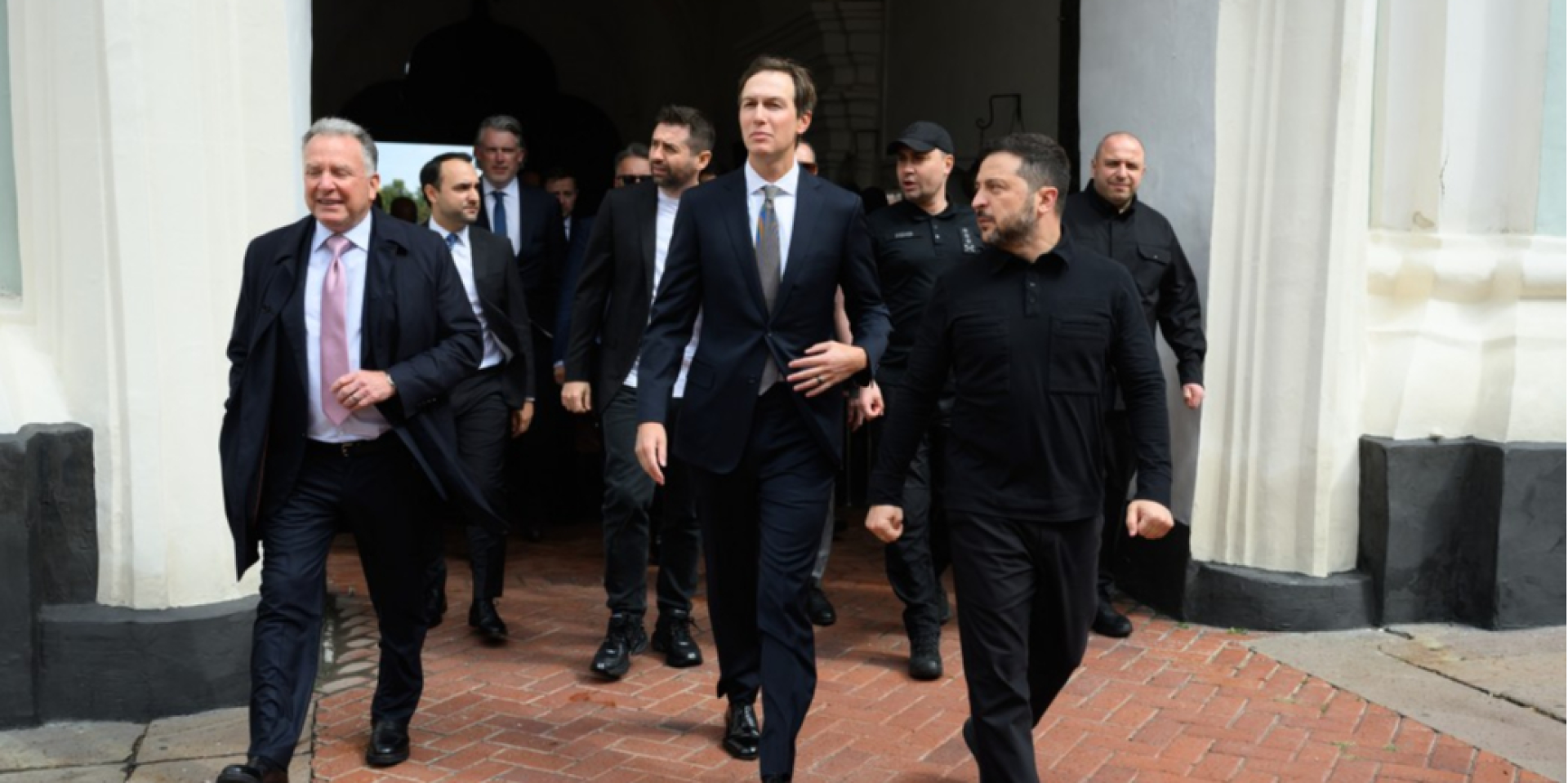 US President's Special Representatives Steve Witkoff and Jared Kushner in Kyiv on September 6, 2026 (Photo: President's Office)
