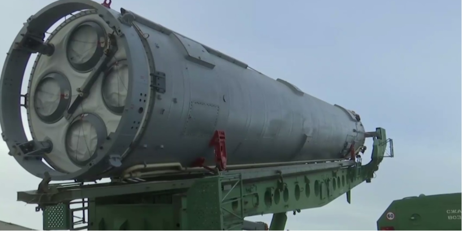 Avangard missile complex (Photo: Video screenshot / Russian Ministry of Defense / Telegram)