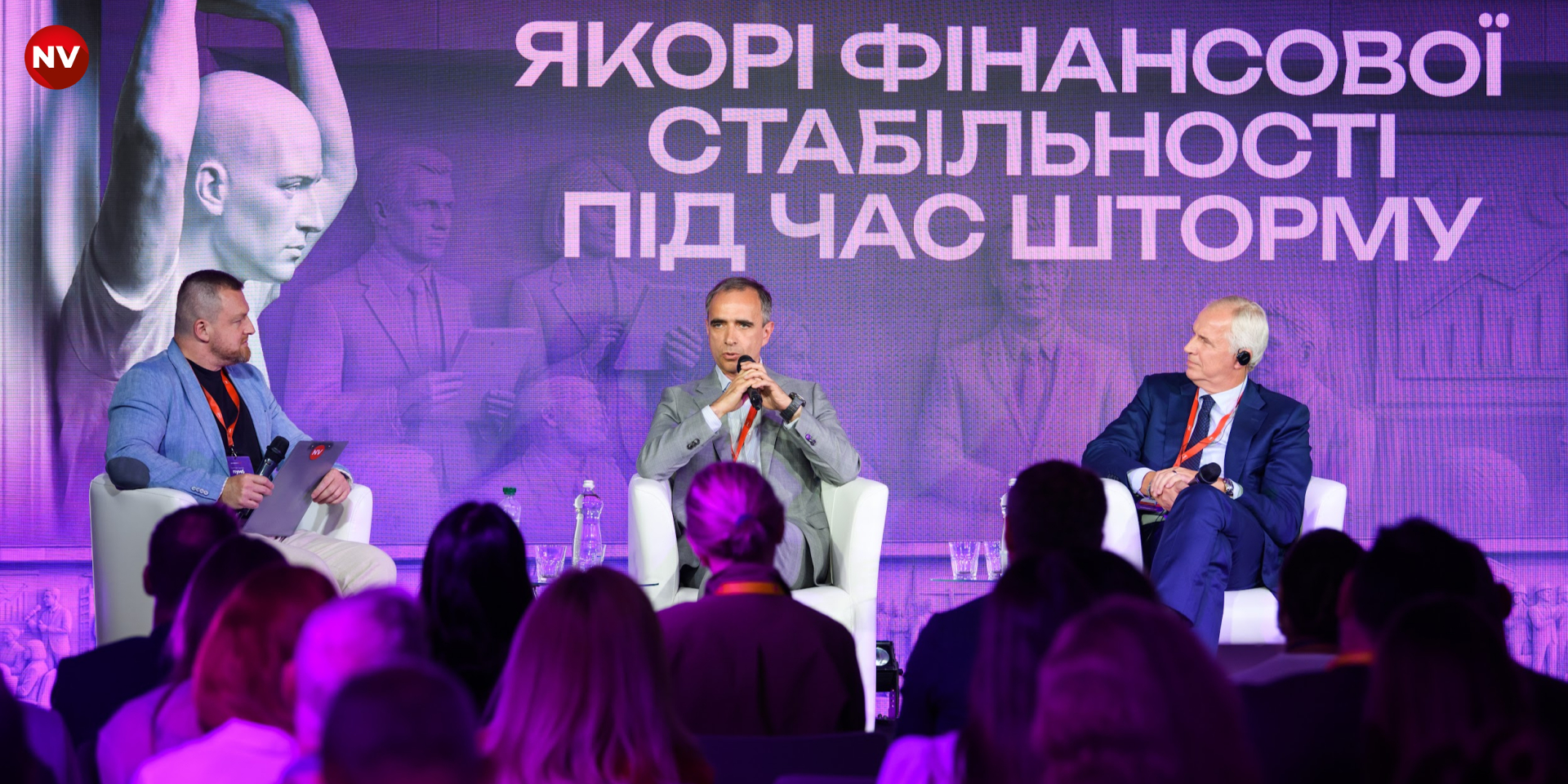 Сергій Фурса, Сергій Черненко, Мікаель Бьоркнерт — учасники івенту NV (Фото: Сергій Канциренко / NV)
