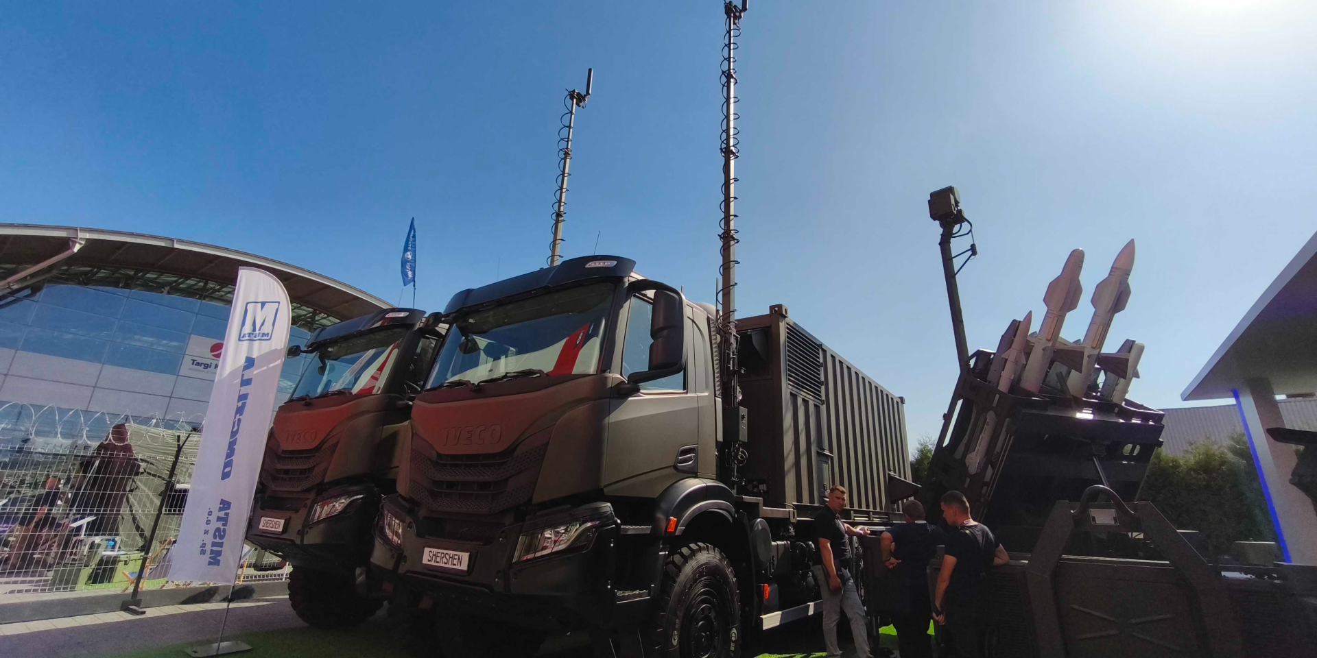 Універсальна система ППО Шершень на виставці озброєнь MSPO 2026 у Польщі (Фото: NV)