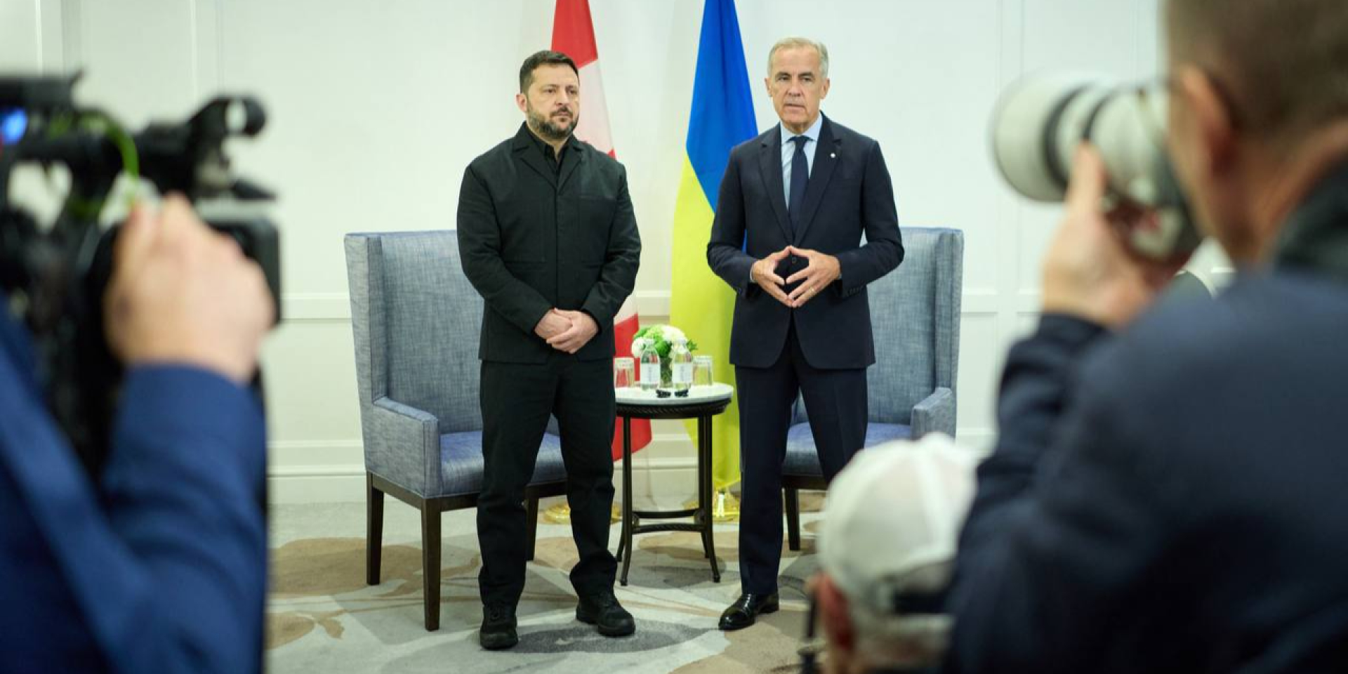Владимир Зеленский встретился с премьер-министром Канады Марком Карни (Фото: V_Zelenskiy_official/Telegram)