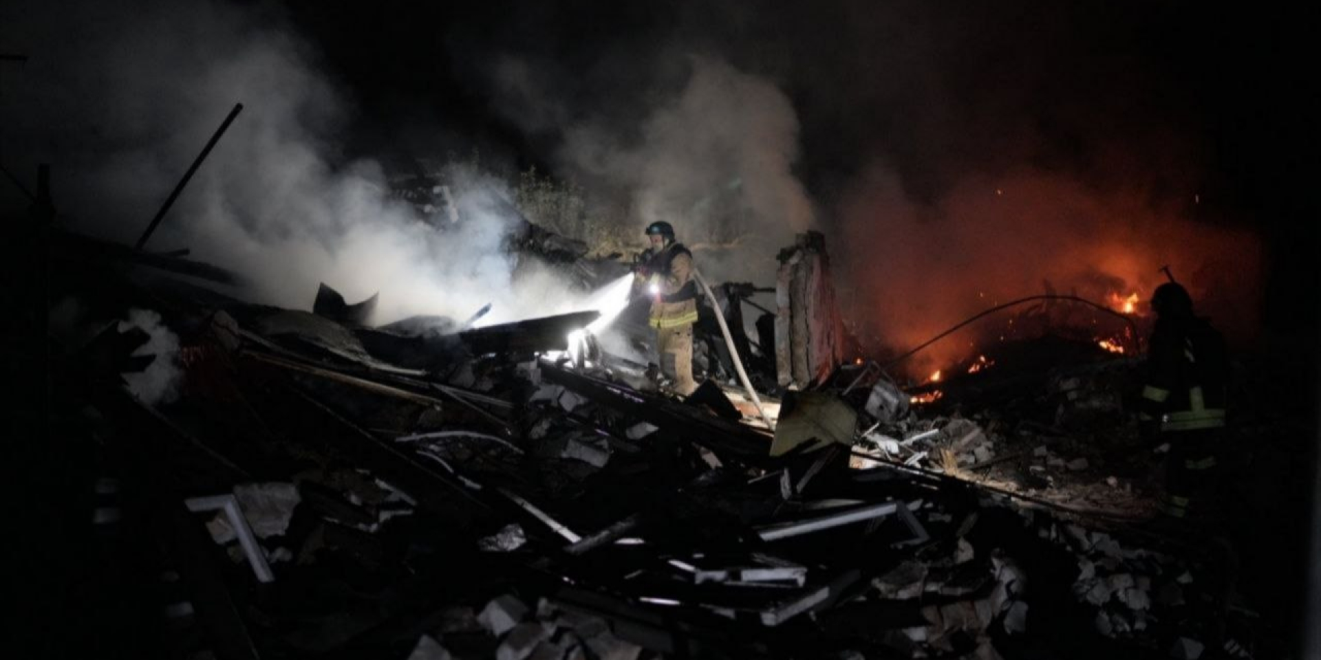 The consequences of the Russian strike on Zaporizhia on the night of September 12 (Photo: Ivan Fedorov/Telegram)