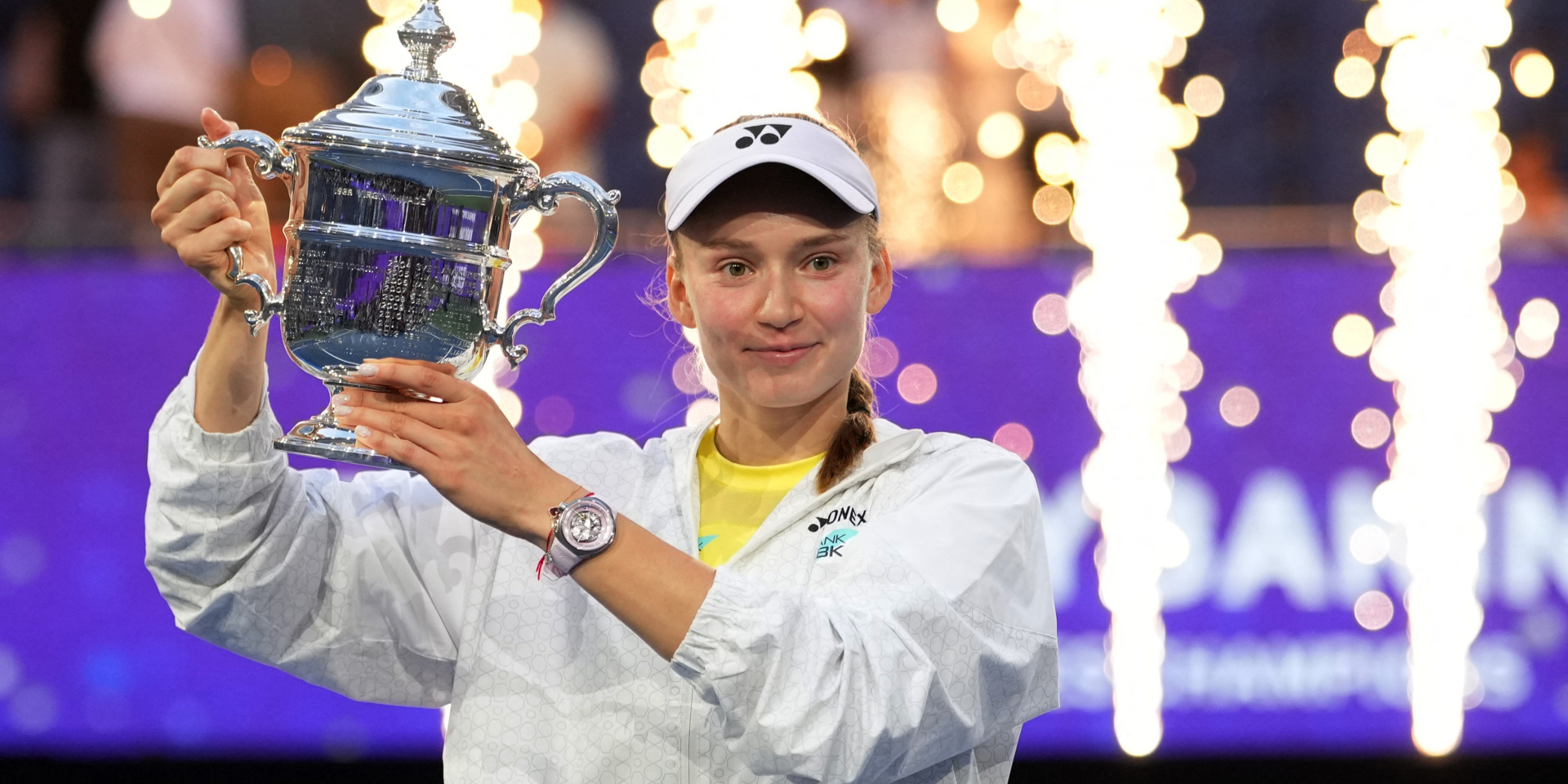 Рыбакина впервые стала чемпионкой в Нью-Йорке (Фото: IMAGN IMAGES via Reuters/Robert Deutsch)