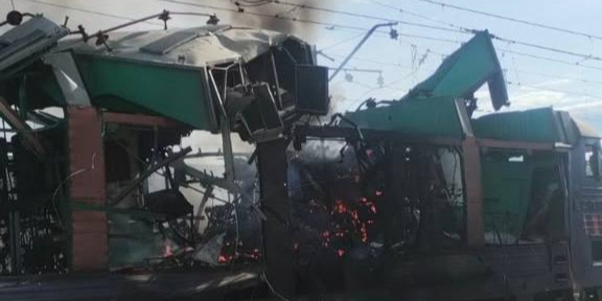 Наслідки російського удару по пасажирському поїзду у Дніпропетровській області, 24 липня 2026 року (Фото: Укрзалізниця / Telegram)