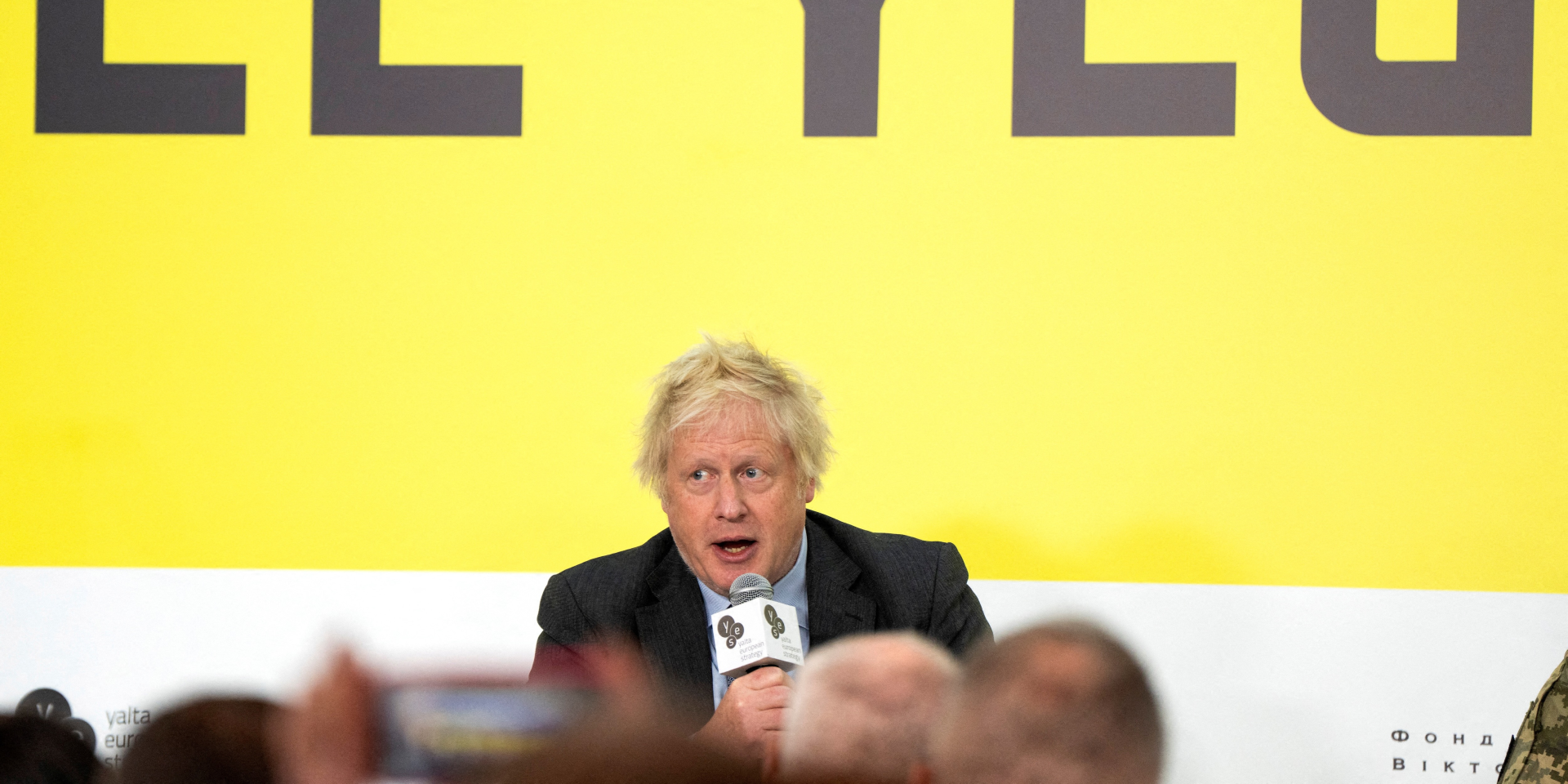 Ex-UK PM Boris Johnson condemns Russian drone attack on train near Polish border (Photo: Ritzau Scanpix/Bo Amstrup via REUTERS)