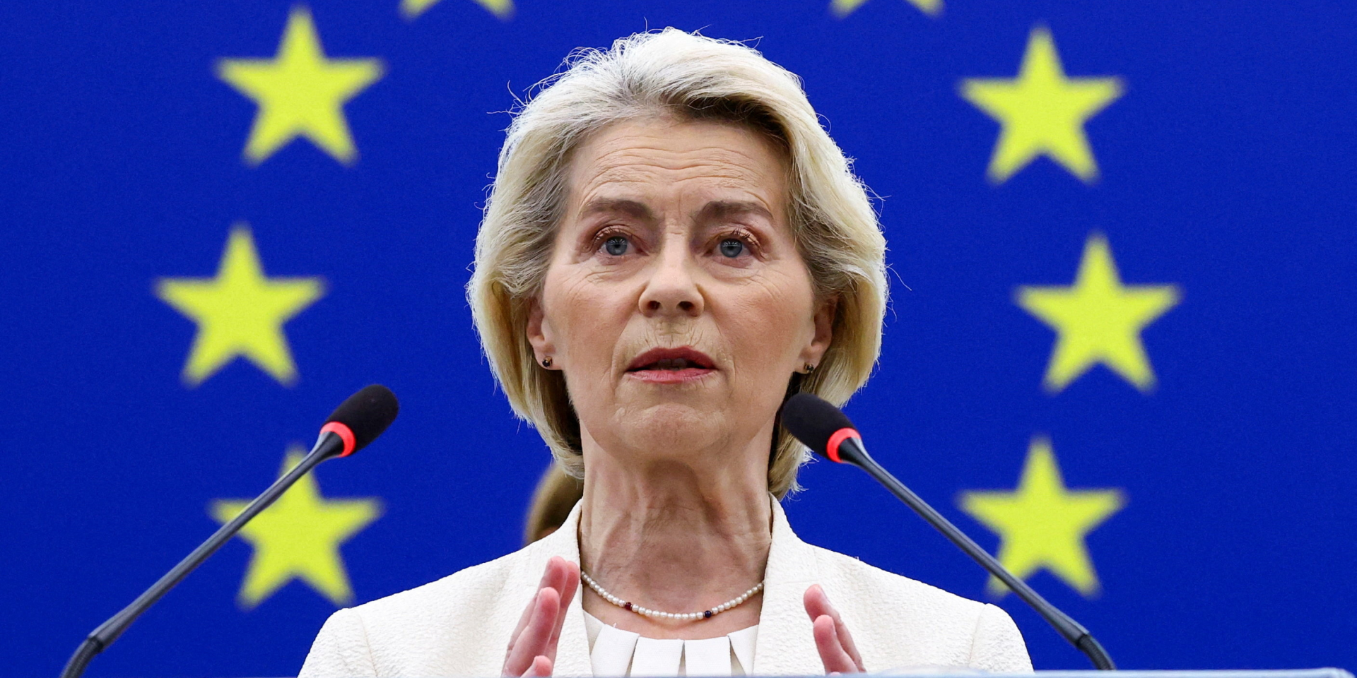 Von der Leyen warned of a rising threat from Russia (Photo: REUTERS/Yves Herman)