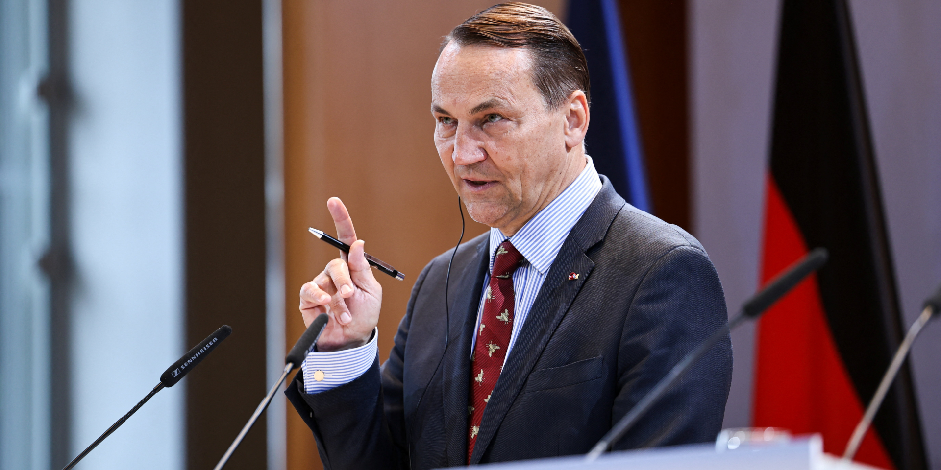 Polish Foreign Minister Radosław Sikorski (Photo: REUTERS/Karina Hessland)