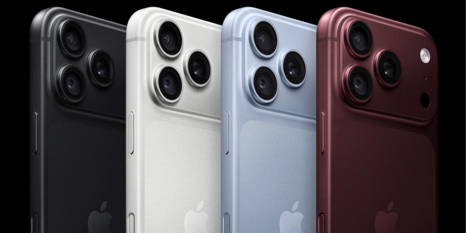 Новая линейка iPhone 18 в четырех цветах (Фото: Apple)
