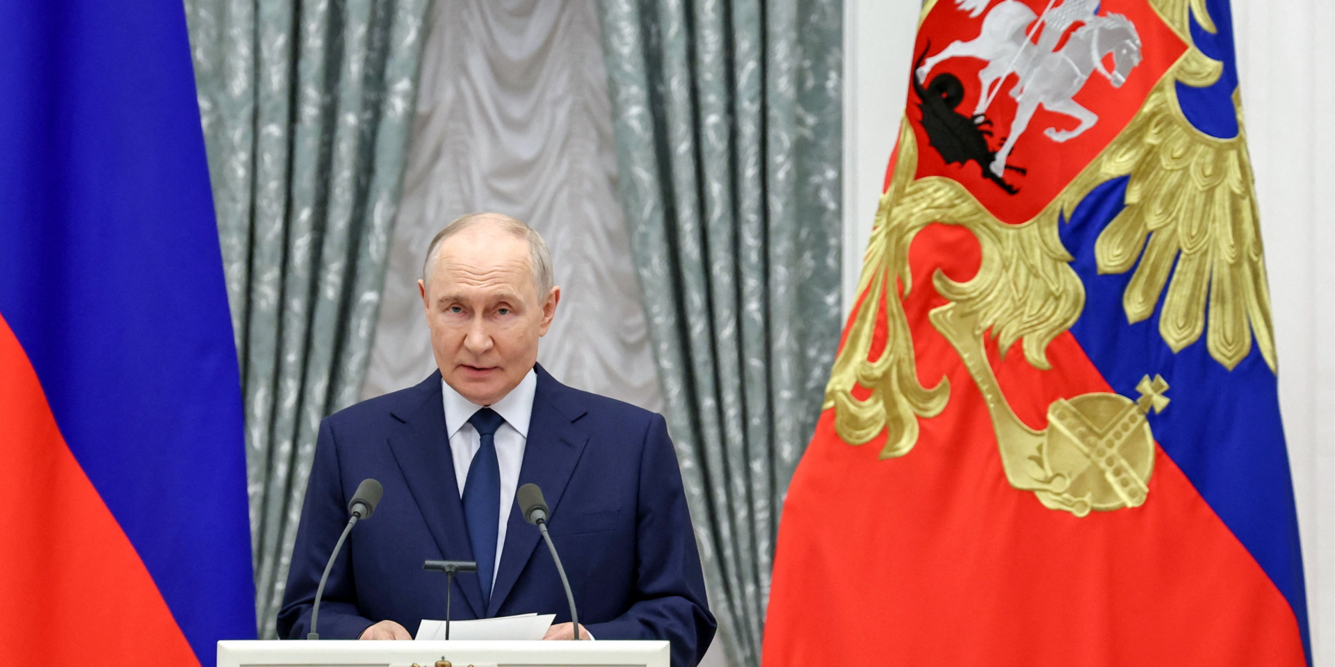 The Russian dictator also claimed that Moscow cannot be 