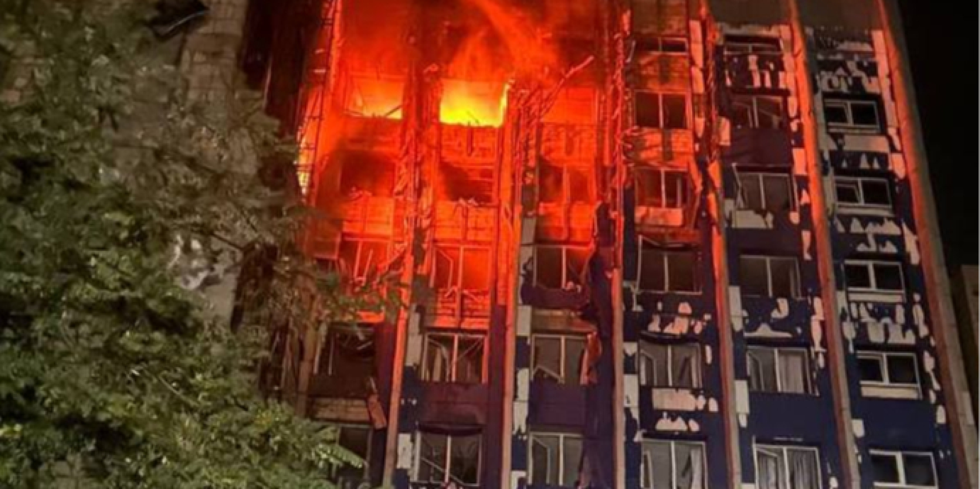 Fire in Odesa following a Russian strike on September 19, 2026 (Photo: Одеська ОВА)