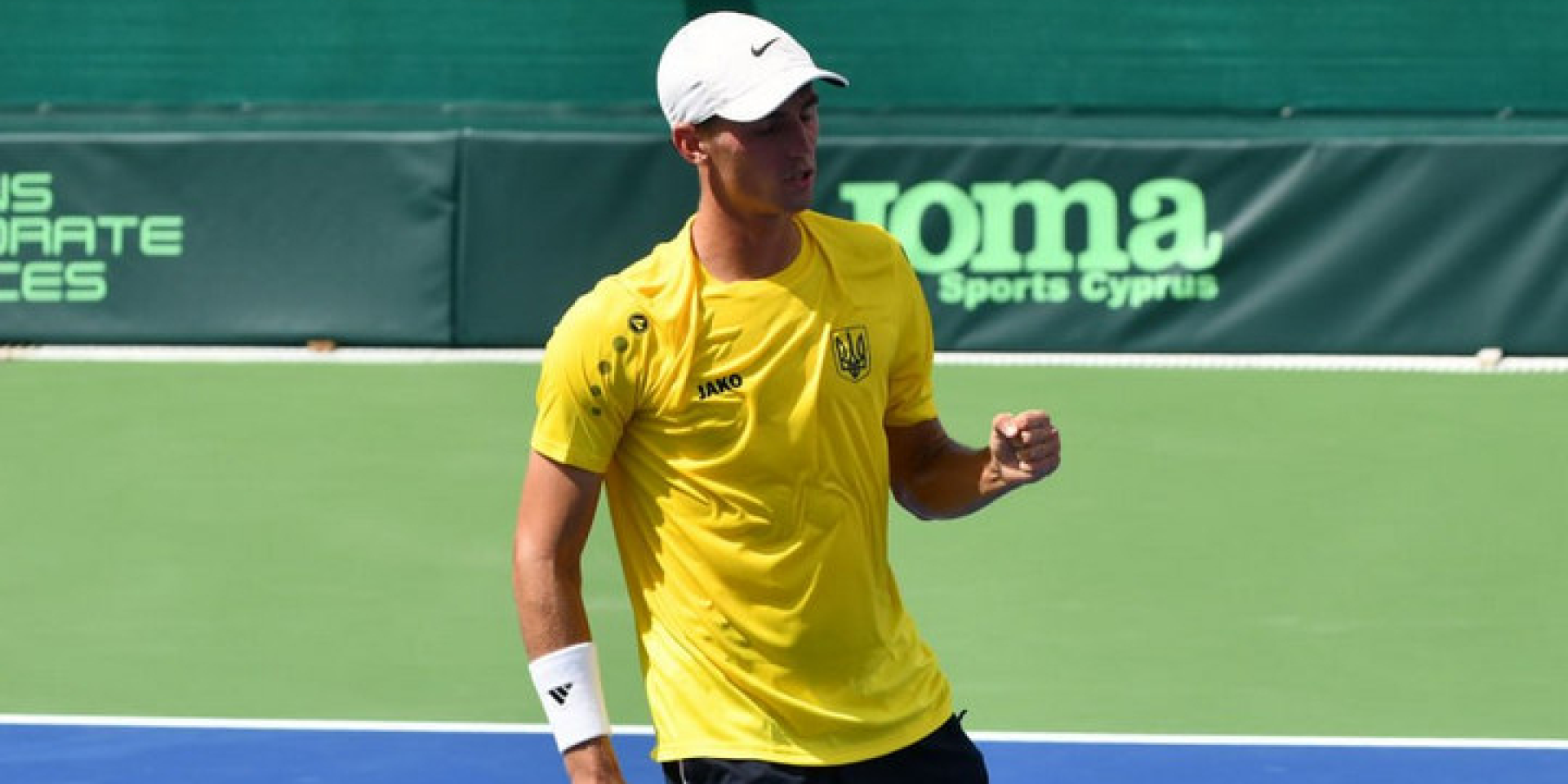 Georgii Kravchenko won two matches (Photo: Ukrainian Tennis Federation)