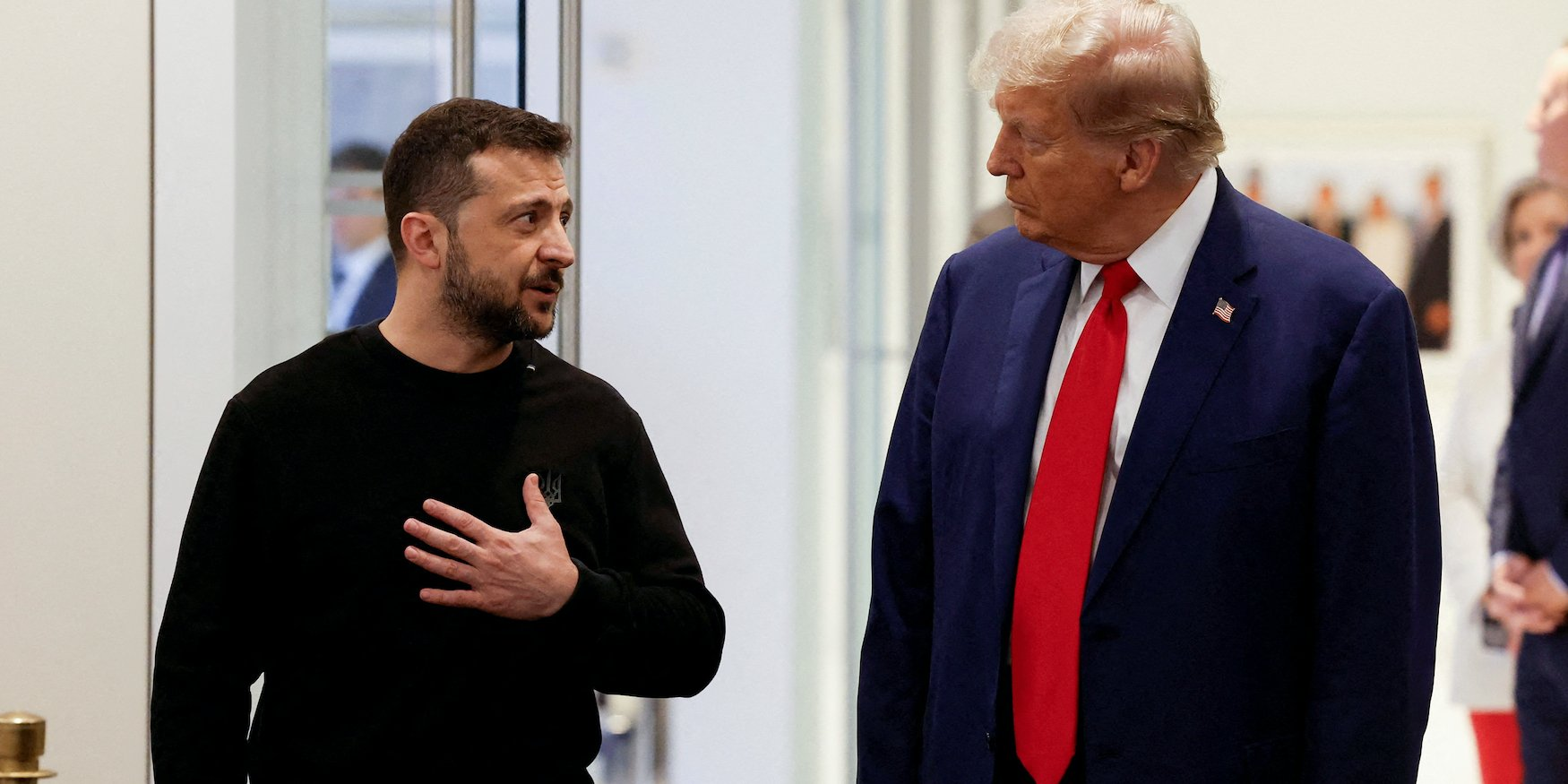 Volodymyr Zelenskyy and Donald Trump (Photo: REUTERS/Shannon Stapleton)