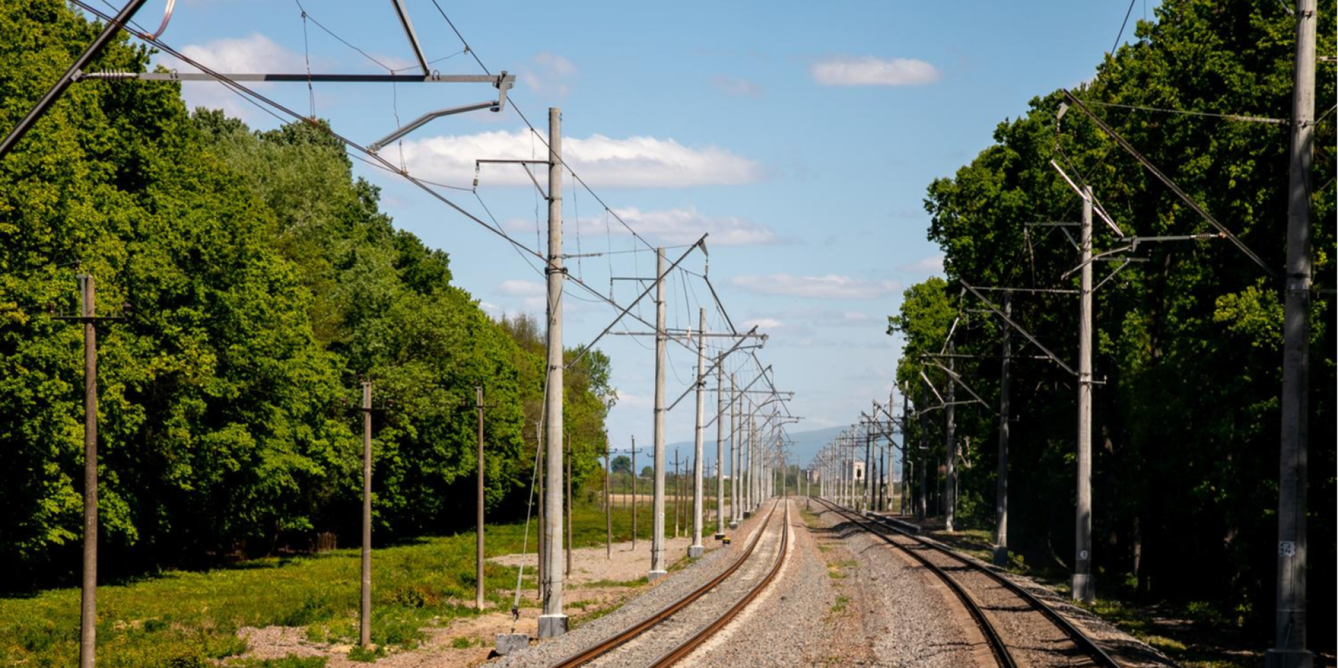 The first standard-gauge track built in modern Ukrainian history originally commenced on Sept. 5, 2025. (Photo: Ministry for Restoration, Infrastructure, and Transport)
