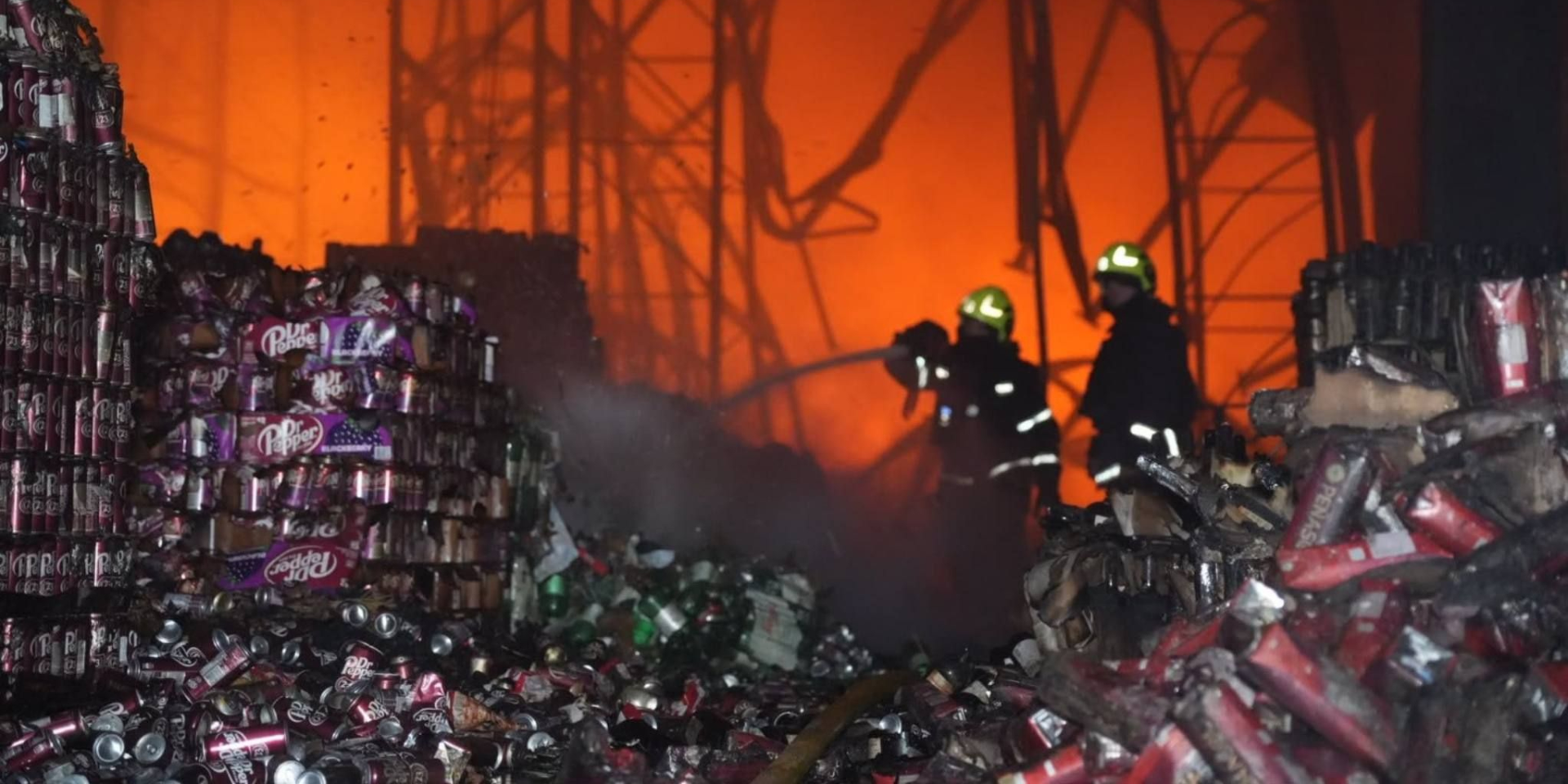 A Russian airstrike targeted a Silpo distribution center in Odesa (Photo: Odesa Regional Administration)