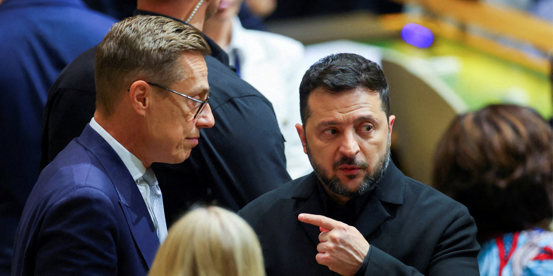 Президент Зеленський на полях 81-ї сесії Генеральної Асамблеї ООН у Нью-Йорку (Фото: REUTERS/MIKE SEGAR)