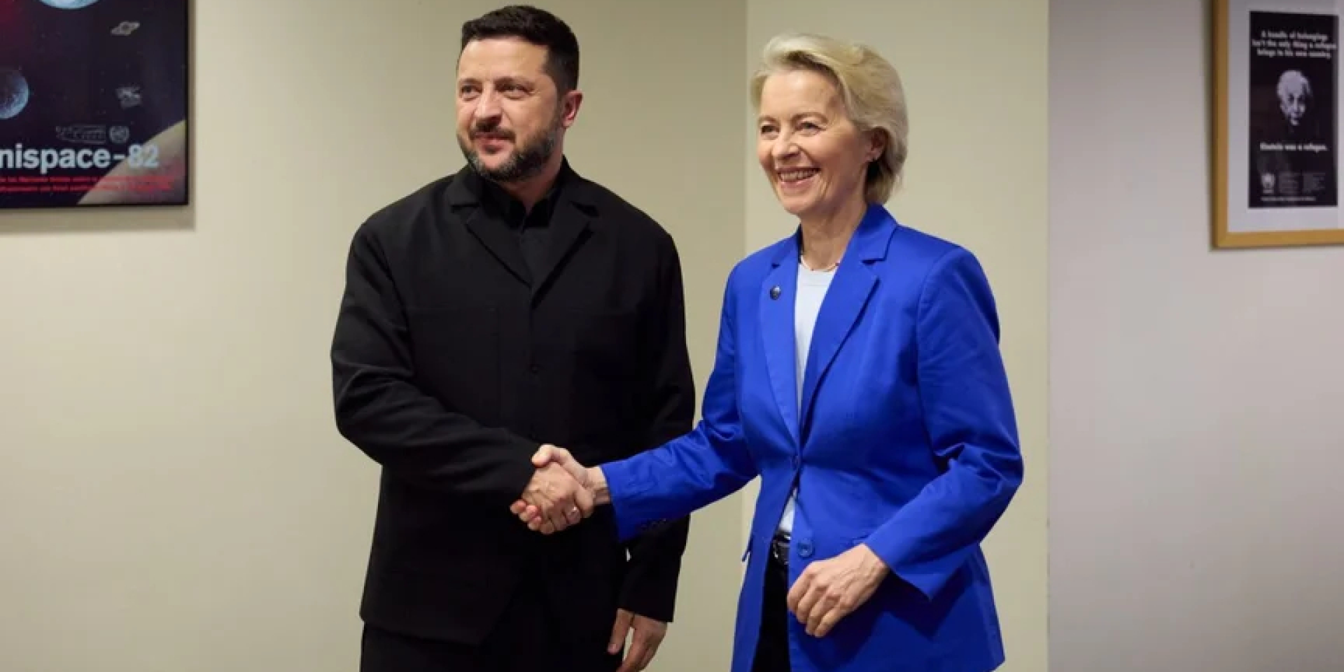 EU Commission President Ursula von der Leyen had a “tense” meeting with Ukraine’s Volodymyr Zelenskyy (Photo: Ukrainian Presidential Office)