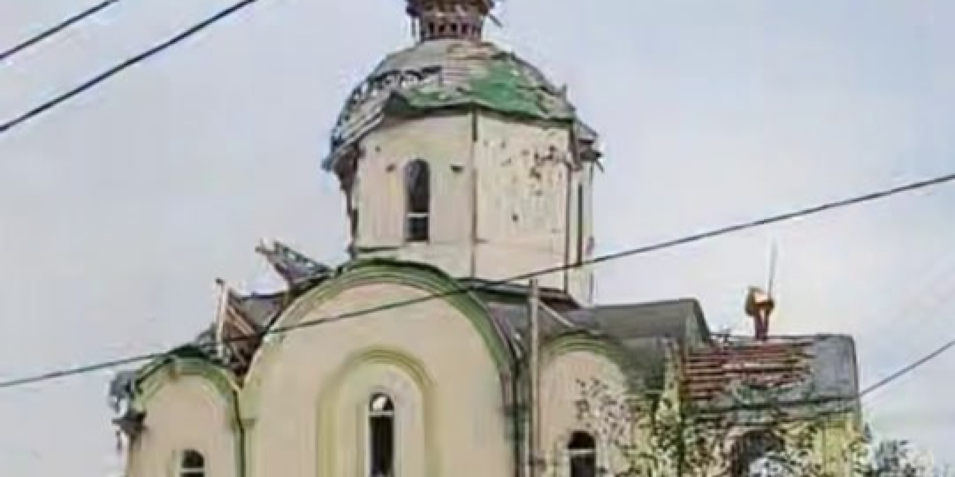 A church belonging to the Ukrainian Orthodox Church was damaged in Kramatorsk as a result of Russian shelling (Photo: UOC)
