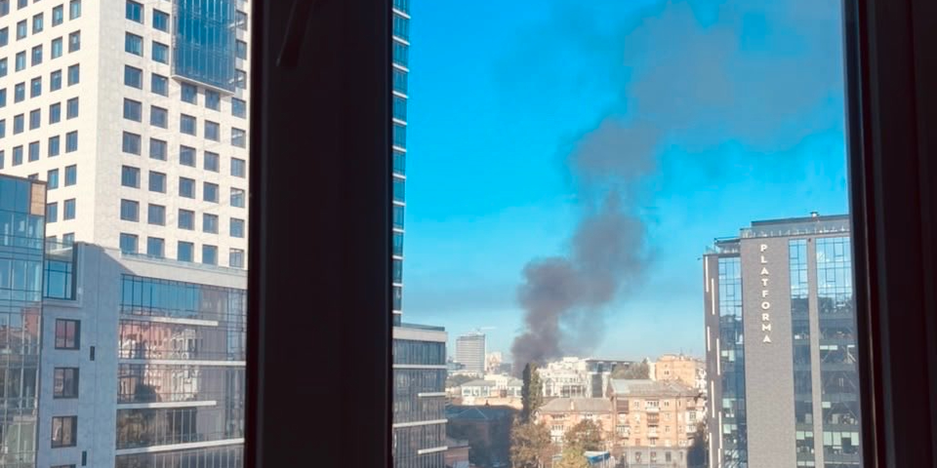 Mathernova showed the aftermath of the Russian attack on Kyiv (Photo: Katarina Mathernova / X)