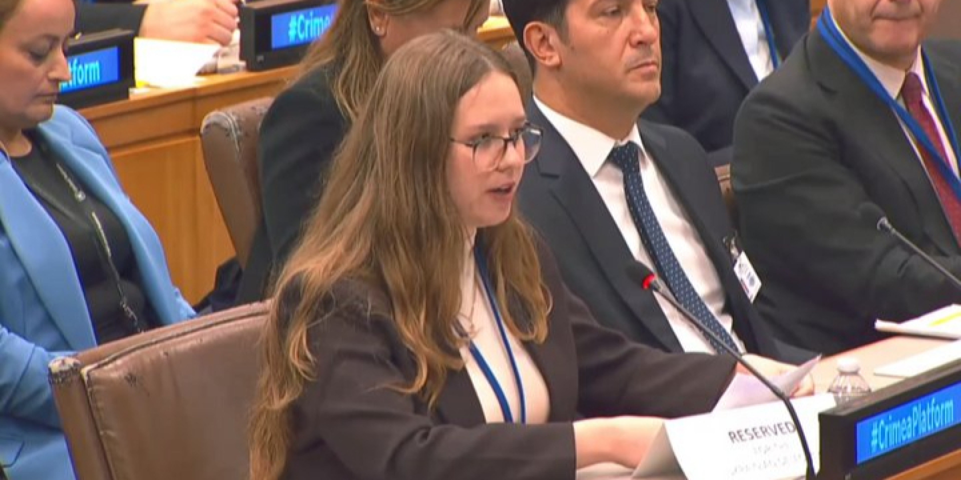 «Росія окуповує не лише територію». Студентка Дарʼя Фурсова закликала міжнародних лідерів підтримувати молодь