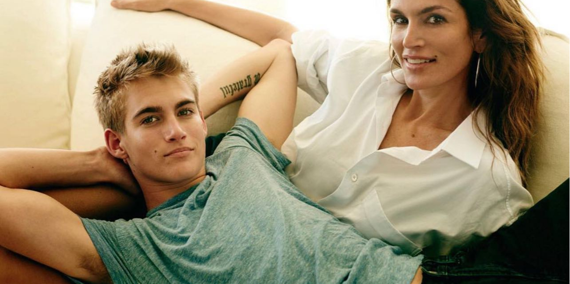 Пресли Гербер вместе с матерью Синди Кроуфорд (Фото: presleygerber в Instagram)