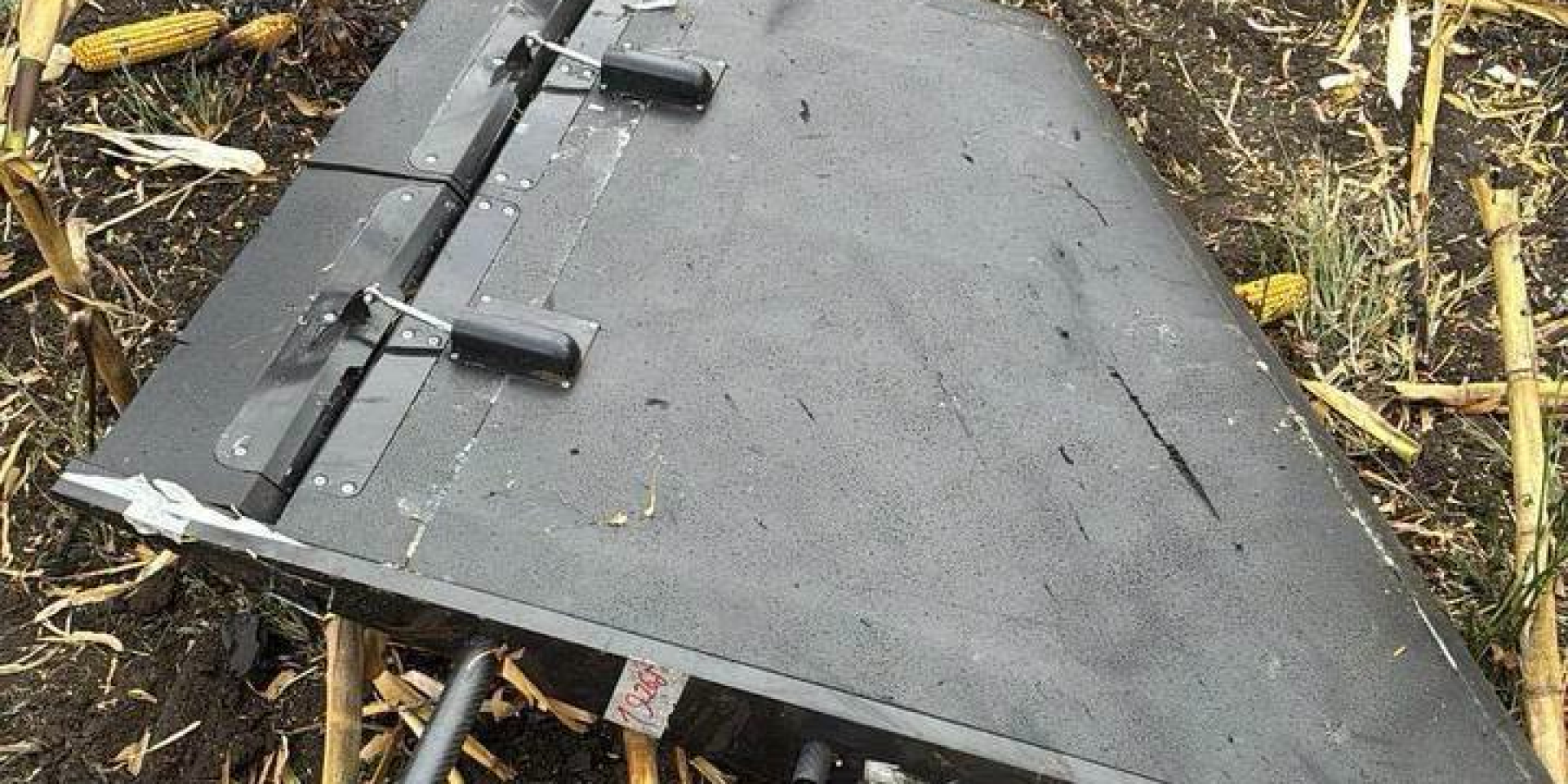 The wreckage of a drone equipped with a camera was discovered in Moldova (Photo: Poliția Republicii Moldova)