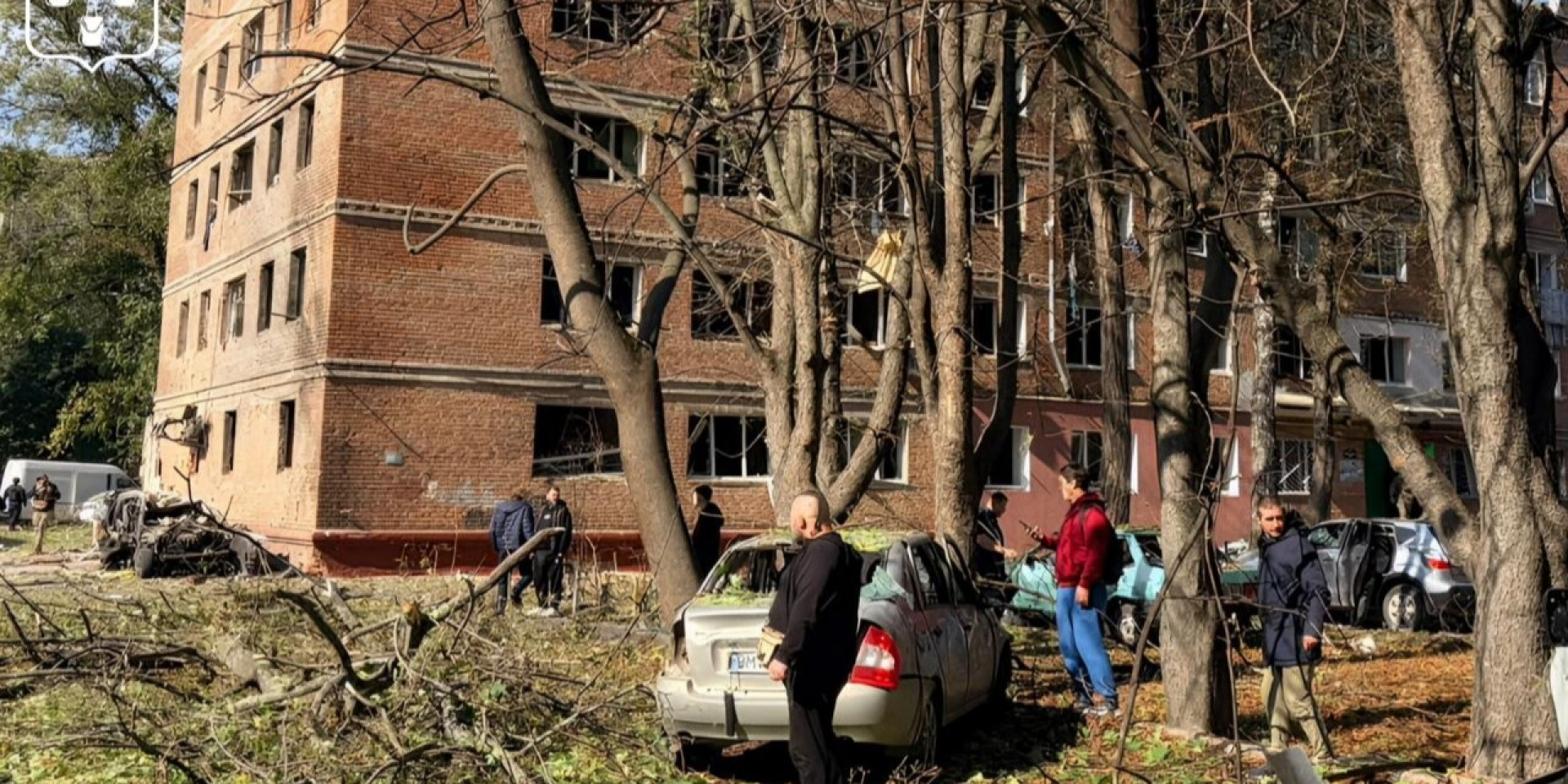 The aftermath of the Russian attack on Sumy, September 26, 2026 (Photo: Sumy Oblast Military Administration / Telegram)