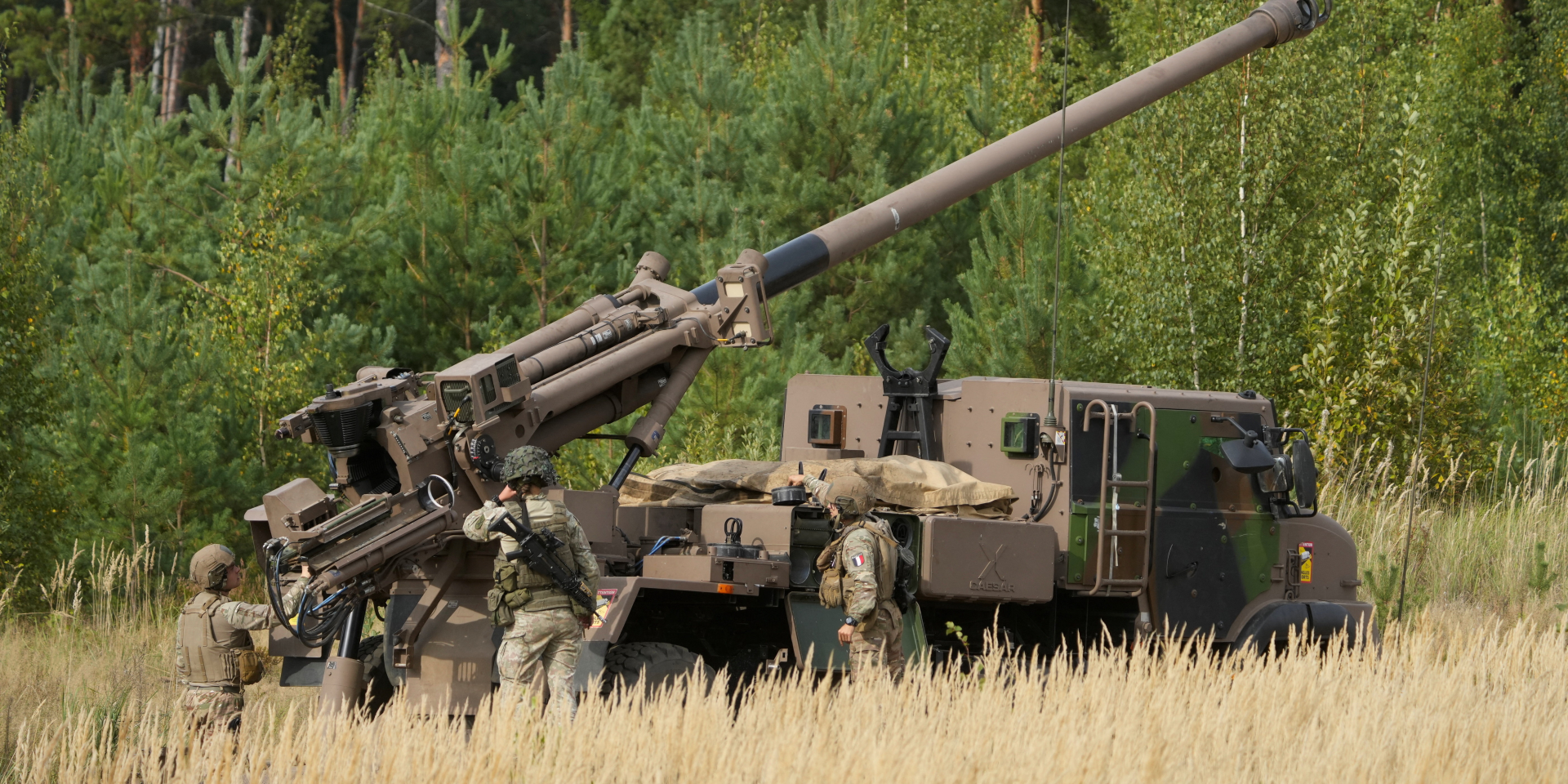 Military exercises in Lithuania, September 16 (Photo: REUTERS/Ints Kalnins)