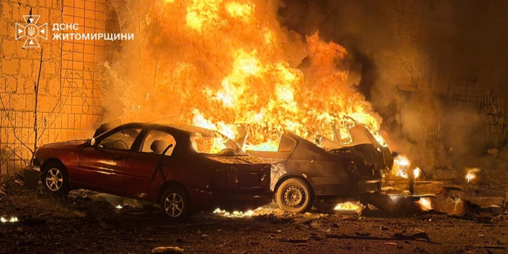 Aftermath of the Russian strike on Zhytomyr Oblast, Sept. 30 (Photo: State Emergency Service)