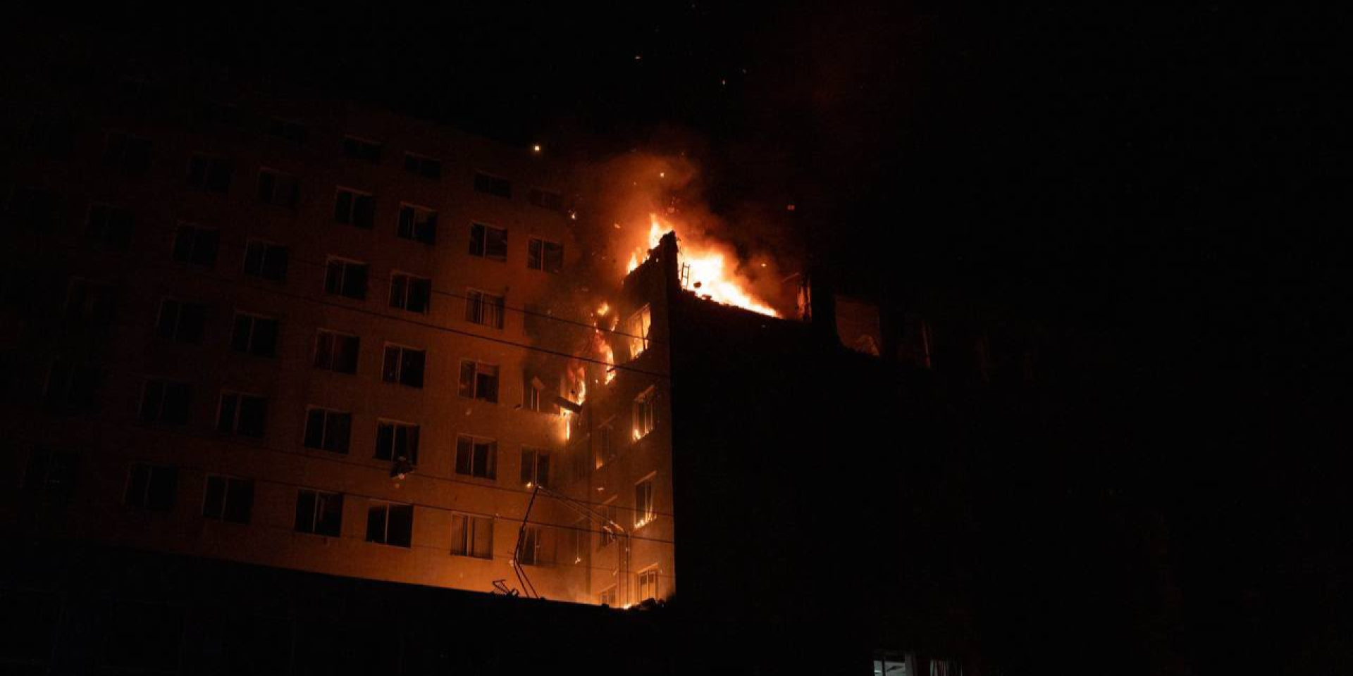 The Russian forces attacked Odesa overnight on Oct. 1 (Photo: Ukraine's SES)